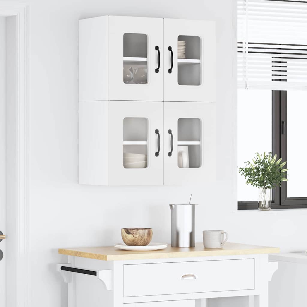 Kitchen Cabinet with Storage Kalmar 2 pcs White 60 x 31 x 40 cm
