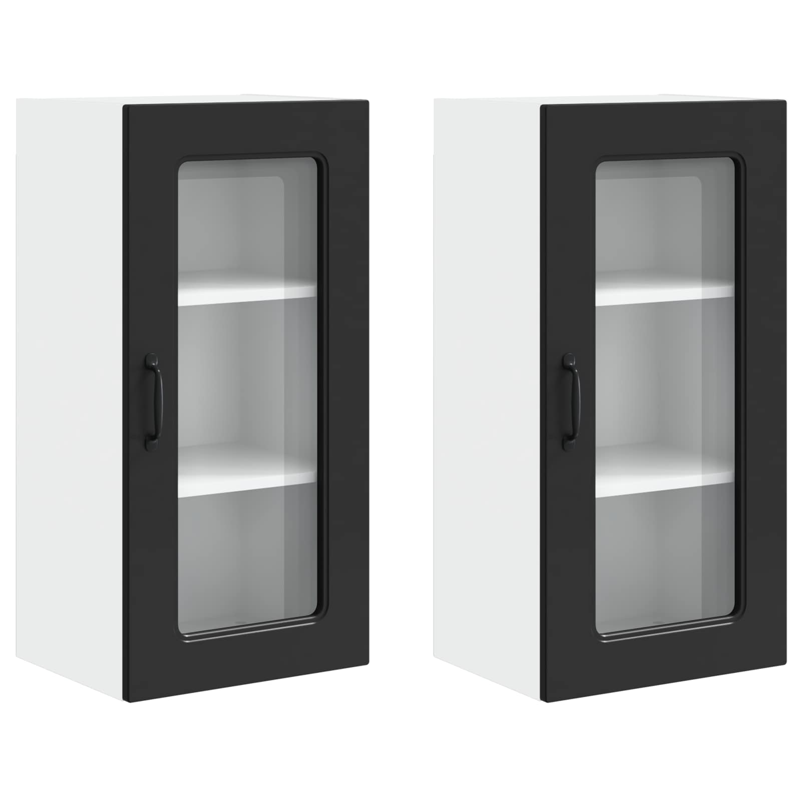 Dishwasher Panel Kalmar 2 pcs Black 40 x 31 x 80 cm