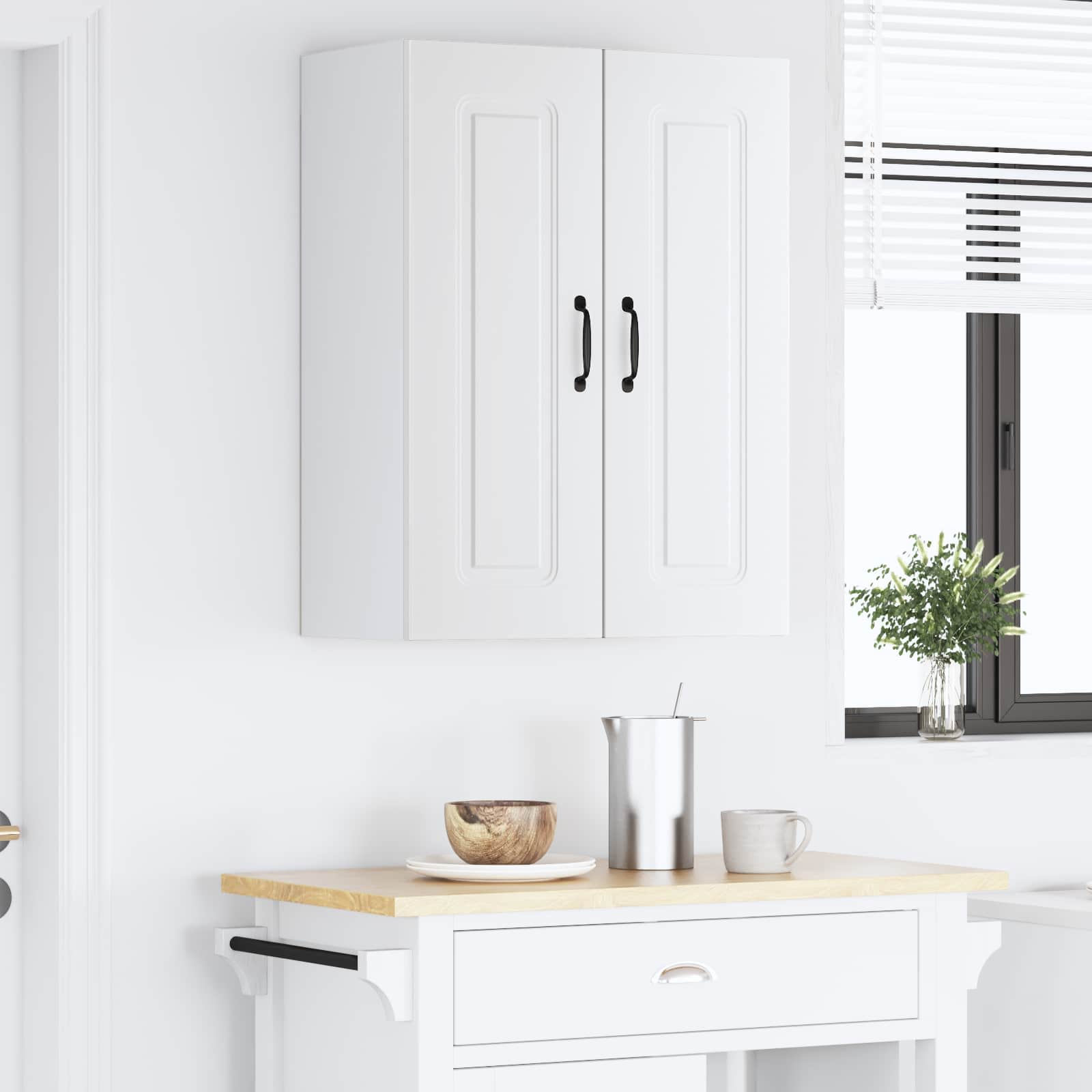 Dishwasher Panel Kalmar White 60 x 31 x 80 cm Engineered Wood