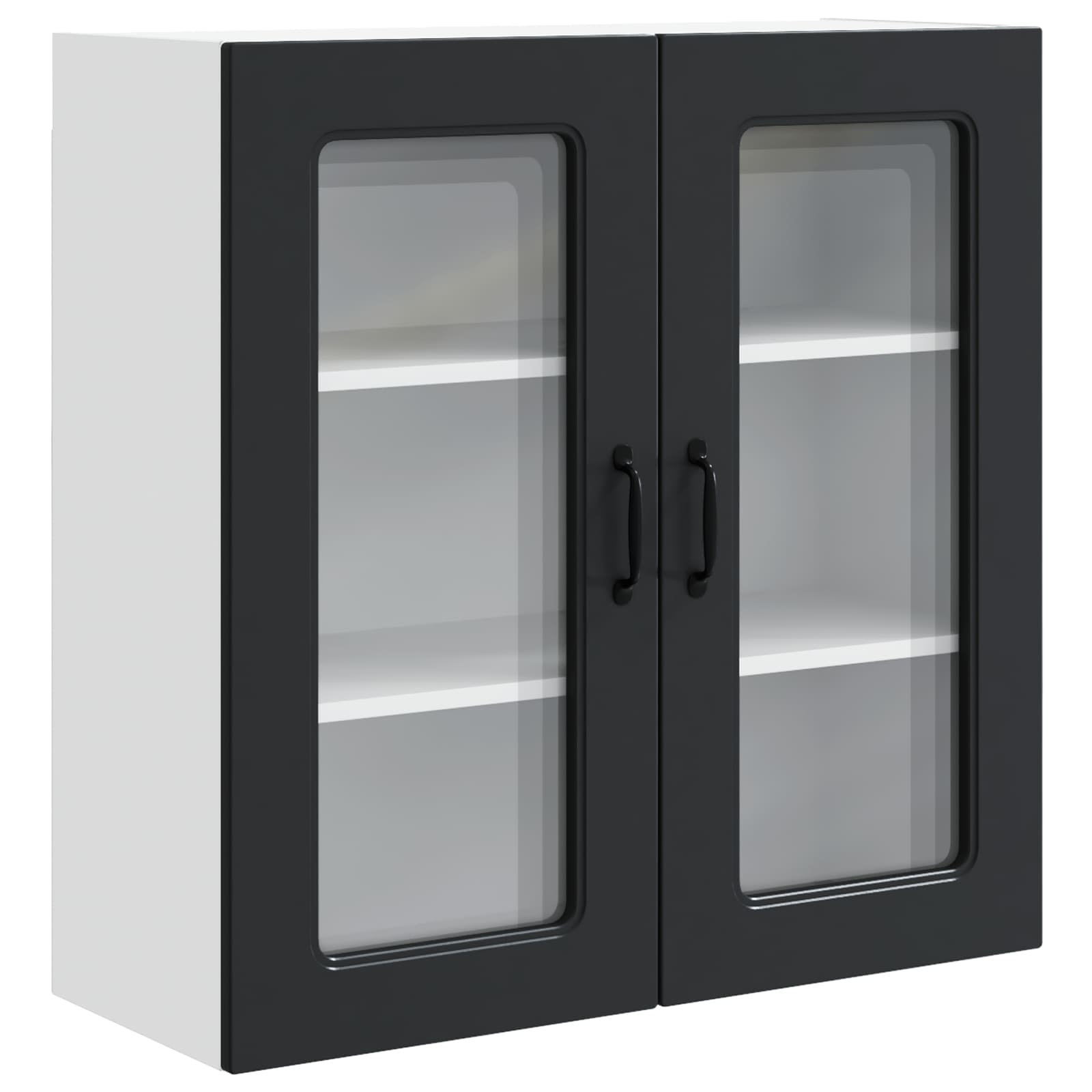 Kitchen Cabinet Kalmar Black 80 x 31 x 80 cm Engineered Wood