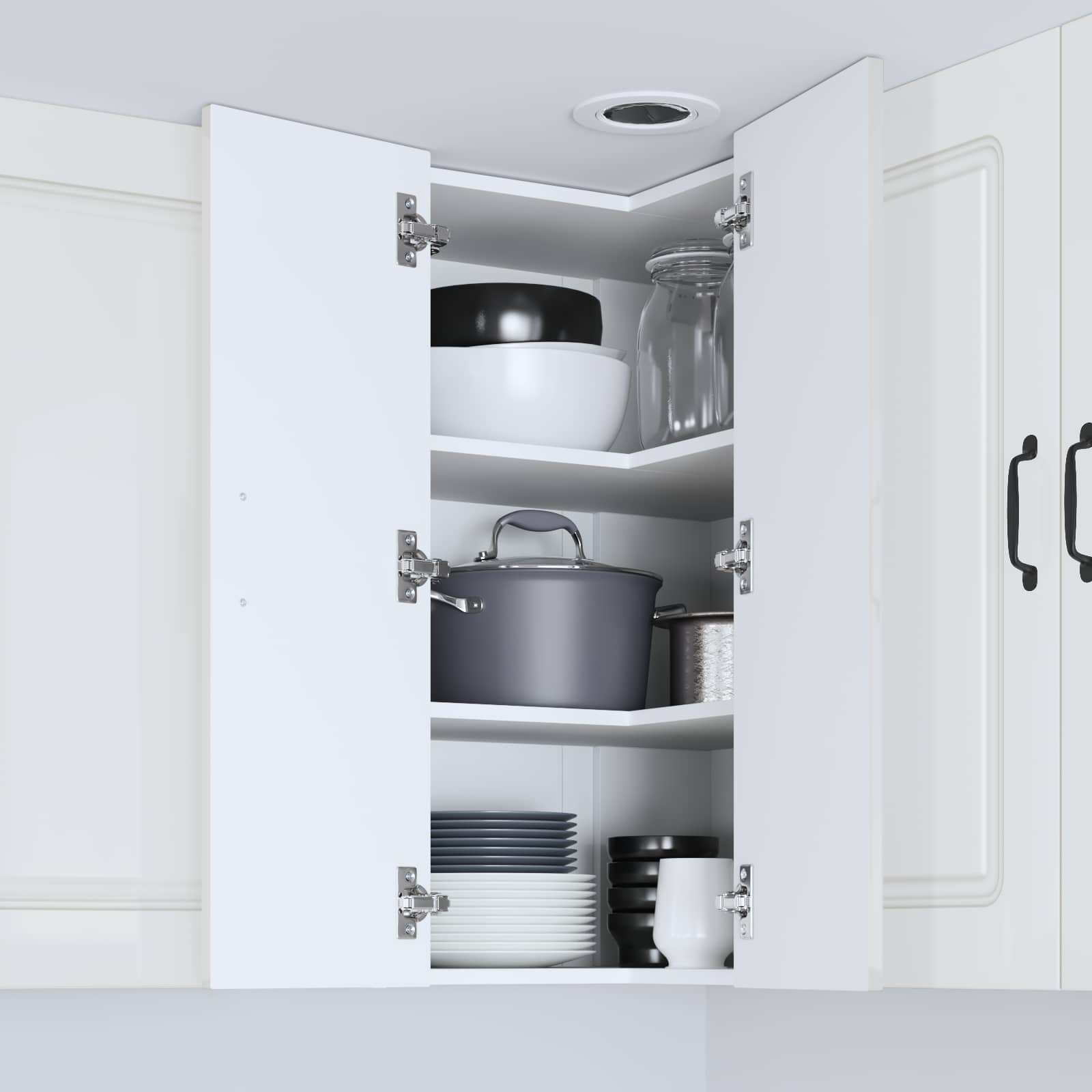 Dishwasher Panel Kalmar High Gloss White 57 x 57 x 80 cm