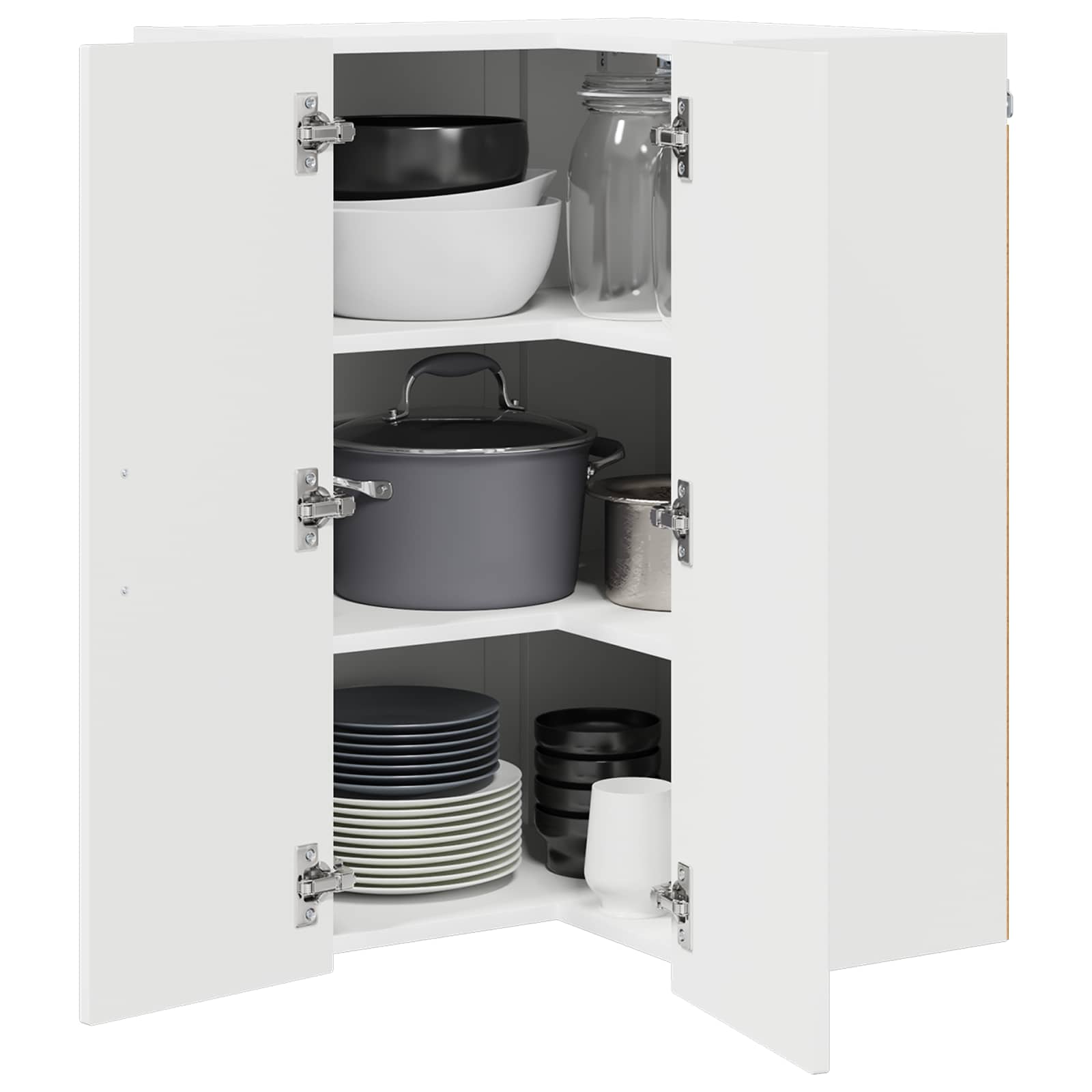 Dishwasher Panel Kalmar High Gloss White 57 x 57 x 80 cm