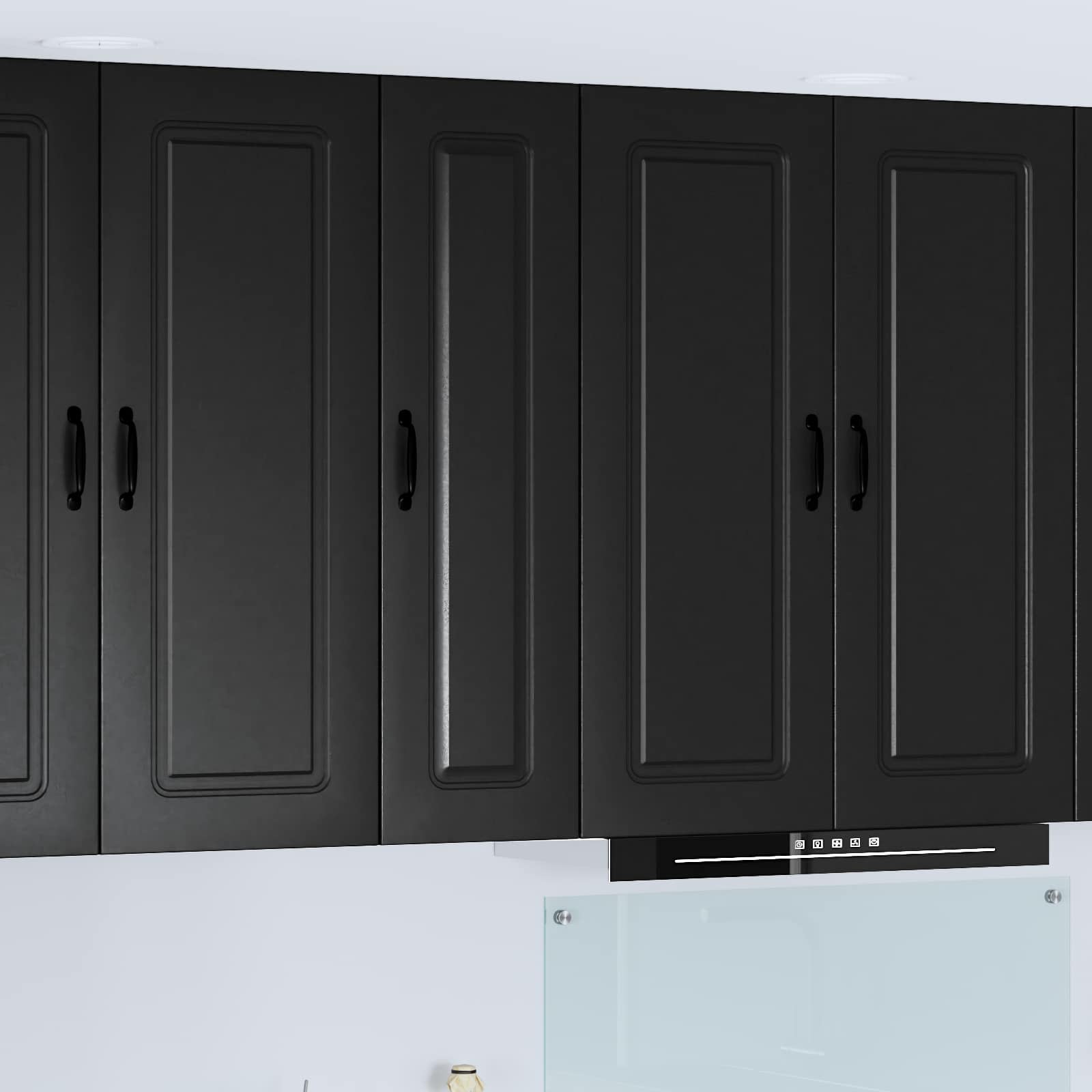 Kitchen Cabinet Kalmar Black 30 x 31 x 100 cm Engineered Wood
