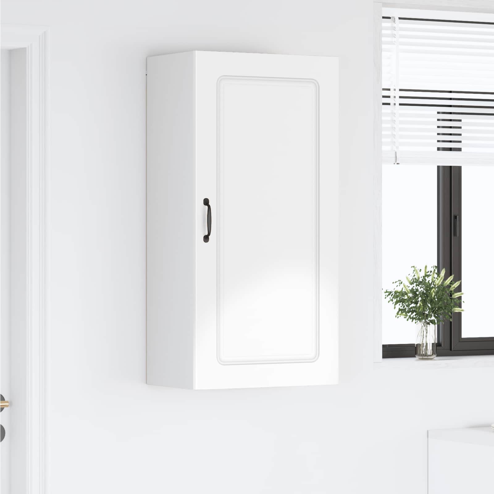 Kitchen Cabinet Kalmar High Gloss White 50 x 31 x 100 cm