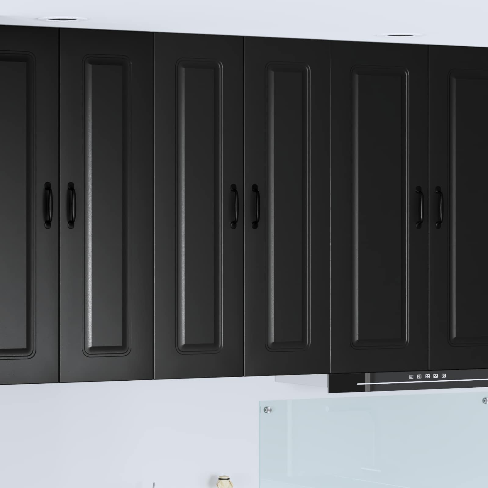 Kitchen Cabinet Kalmar Black 60 x 31 x 100 cm Engineered Wood