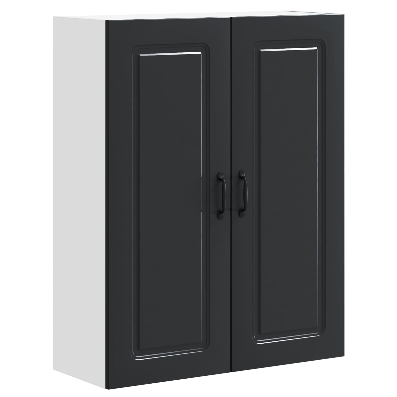 Kitchen Cabinet Kalmar Black 80 x 31 x 100 cm Engineered Wood