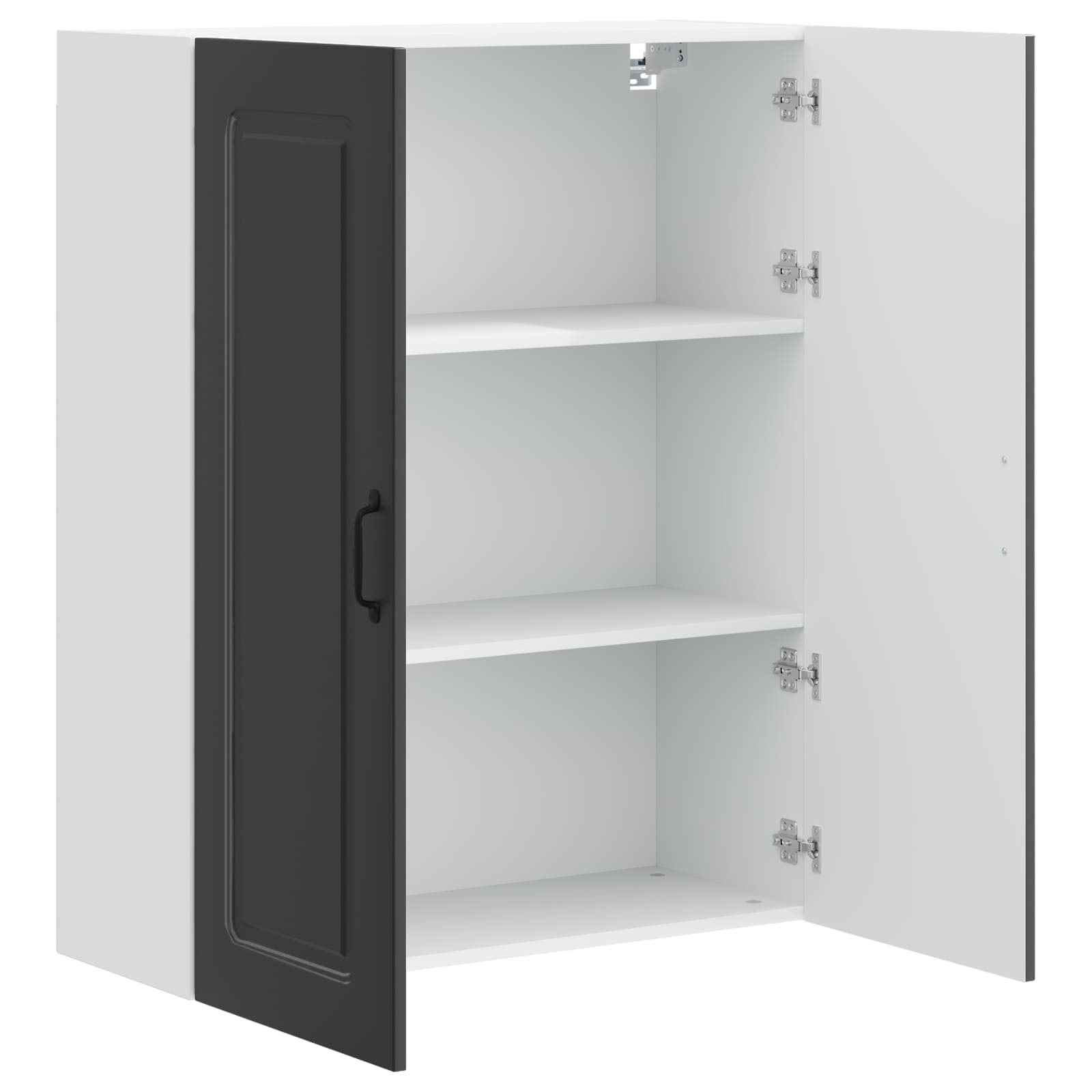 Kitchen Cabinet Kalmar Black 80 x 31 x 100 cm Engineered Wood