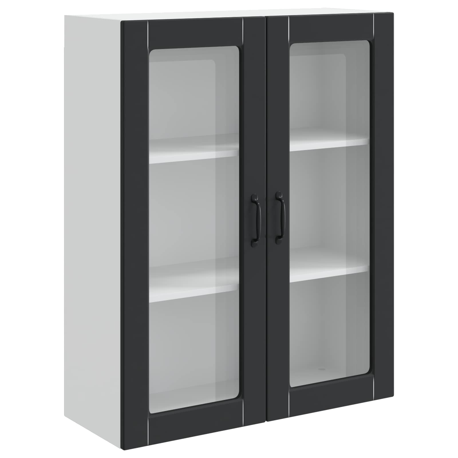 Kitchen Cabinet Kalmar Black 80 x 31 x 100 cm Engineered Wood