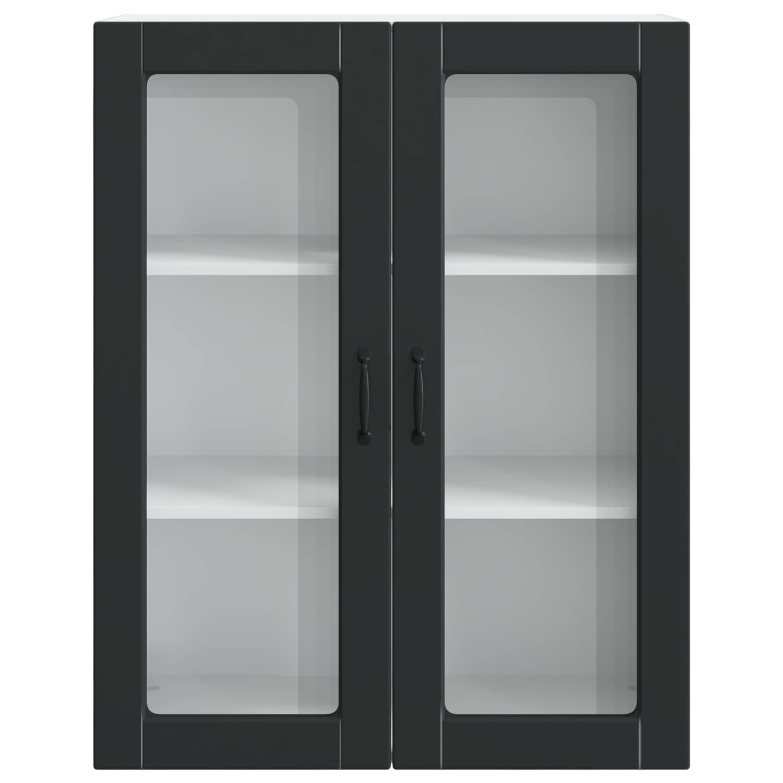 Dishwasher Panel Kalmar Black 80 x 31 x 100 cm Engineered Wood