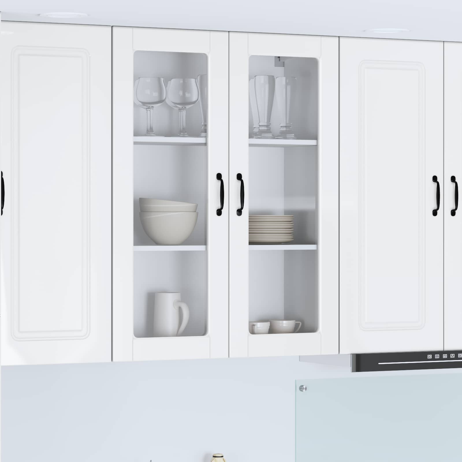 Dishwasher Panel Kalmar High Gloss White 80 x 31 x 100 cm