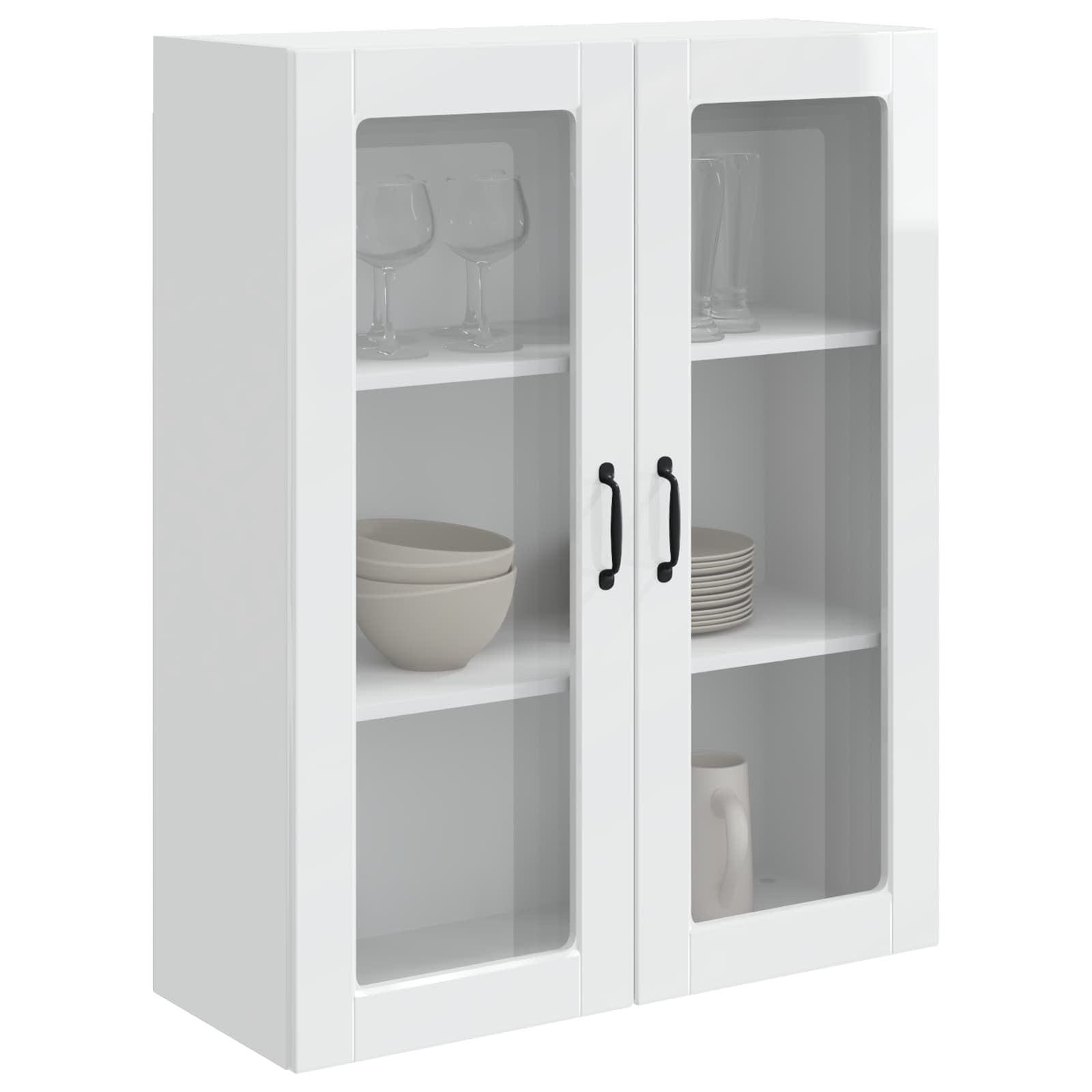 Kitchen Cabinet Kalmar High Gloss White 80 x 31 x 100 cm