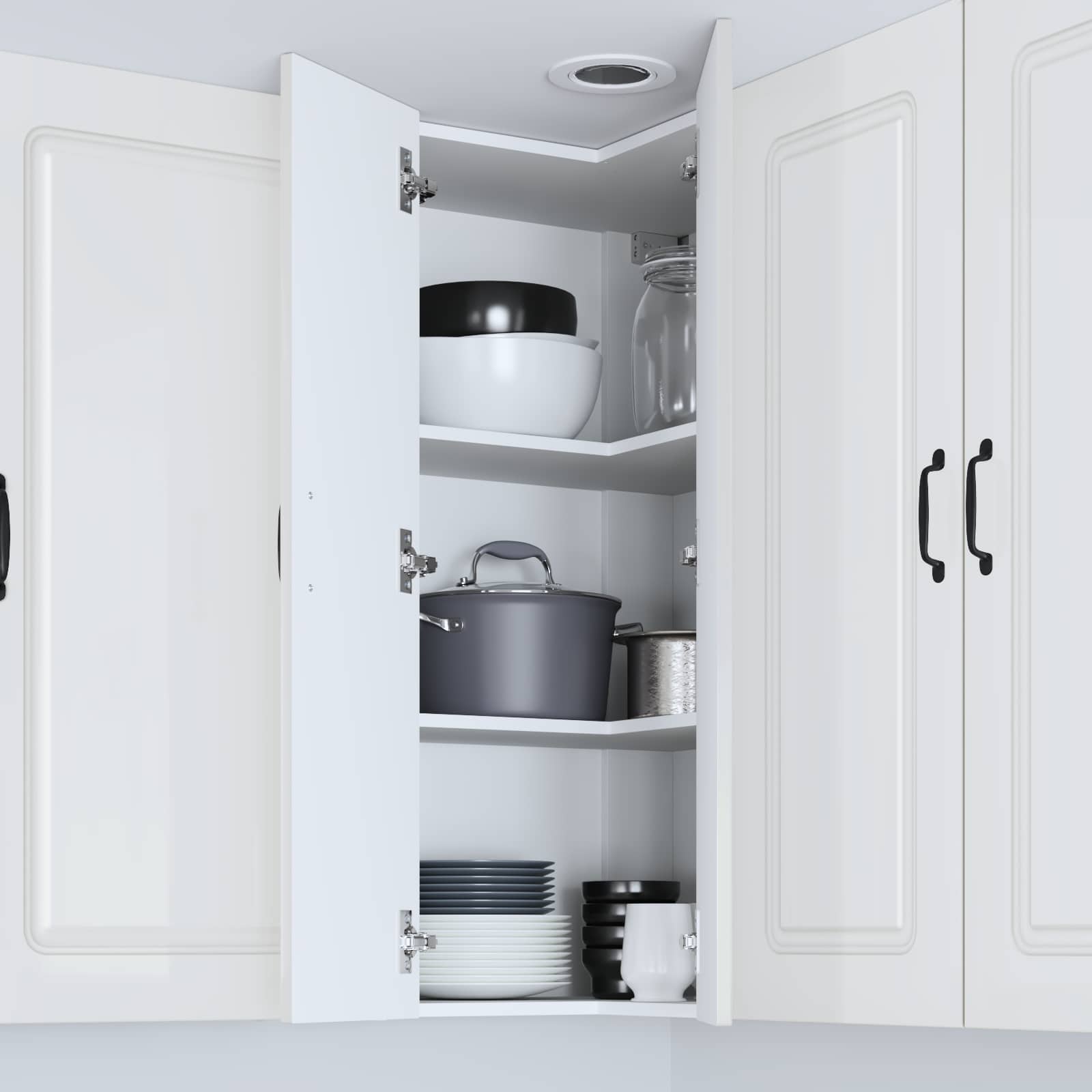 Dishwasher Panel Kalmar High Gloss White 57 x 57 x 100 cm