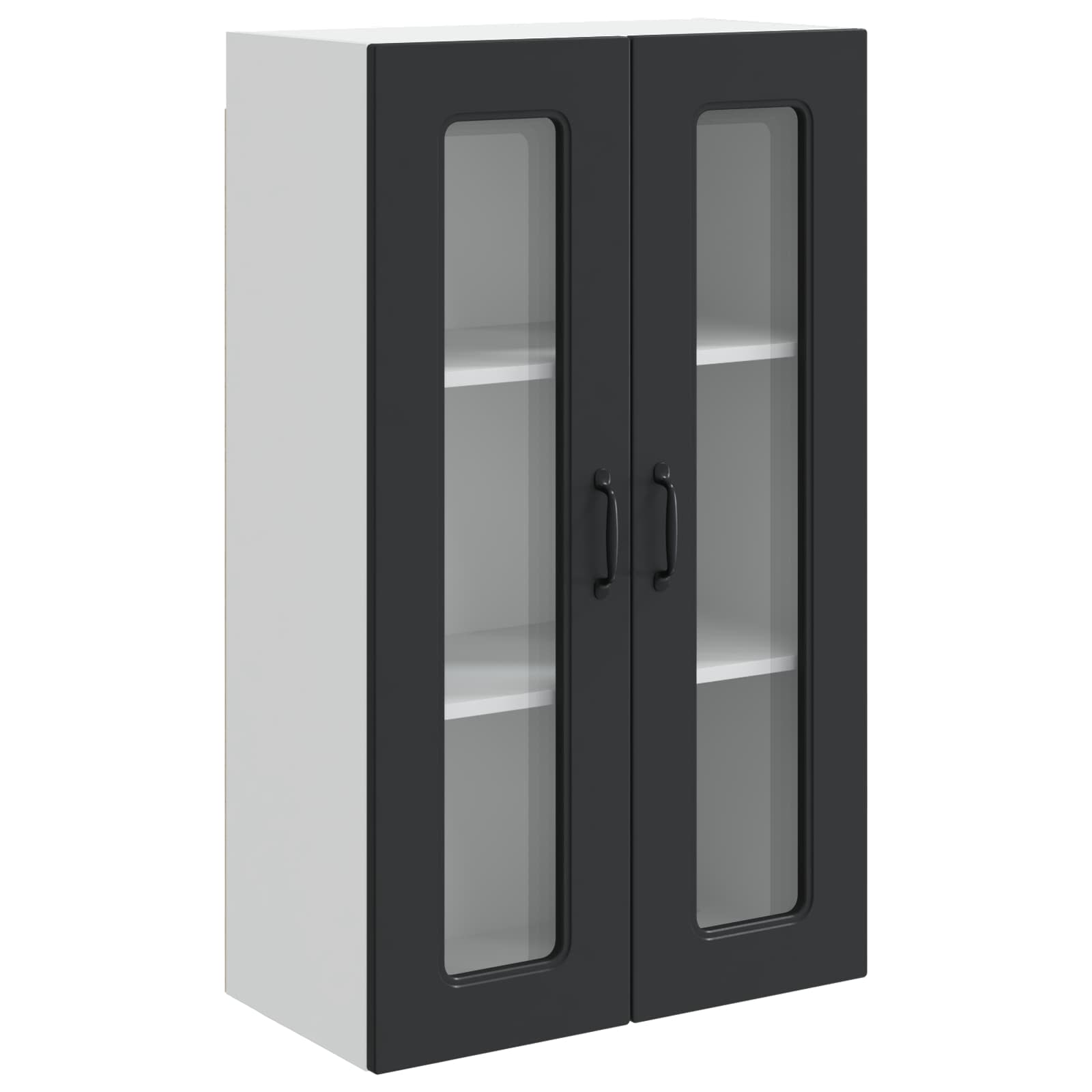 Kitchen Cabinet Kalmar Black 60 x 31 x 100 cm Engineered Wood