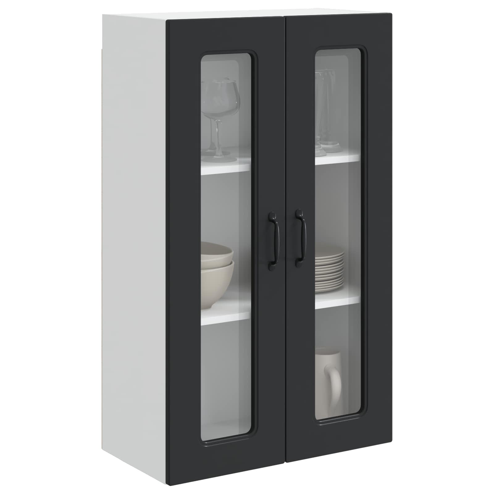 Dishwasher Panel Kalmar Black 60 x 31 x 100 cm Engineered Wood