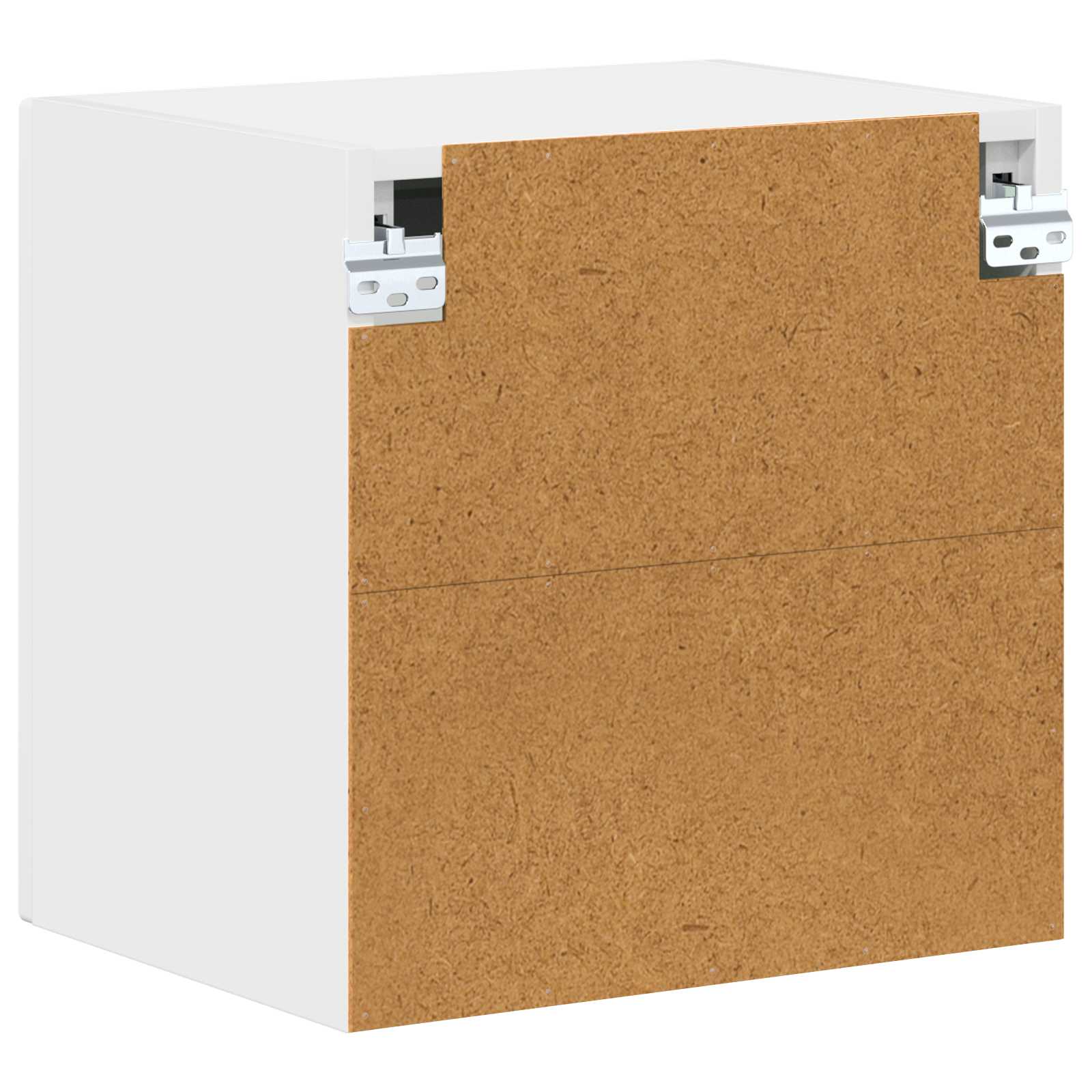 Wall Glass Cabinet LUCCA 2 pcs White 40 x 31 x 40 cm