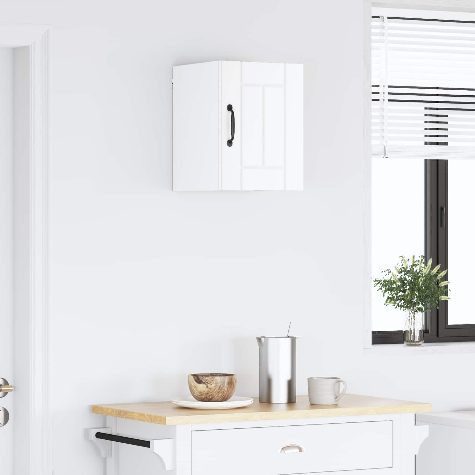 Wall Cabinet LUCCA White 30 x 31 x 40 cm Engineered Wood