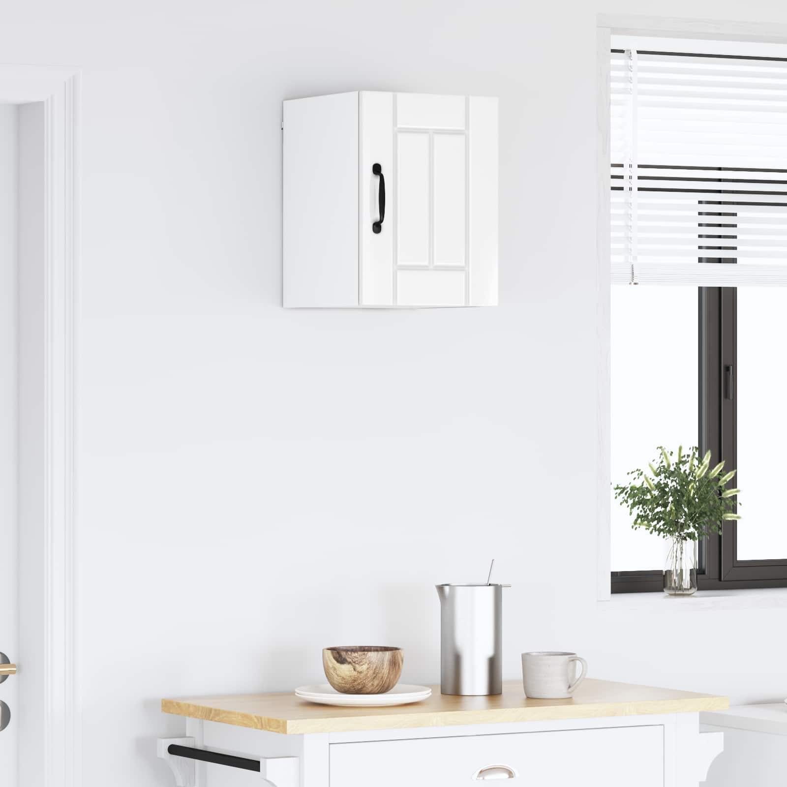 Wall Cabinet LUCCA High Gloss White 30 x 31 x 40 cm