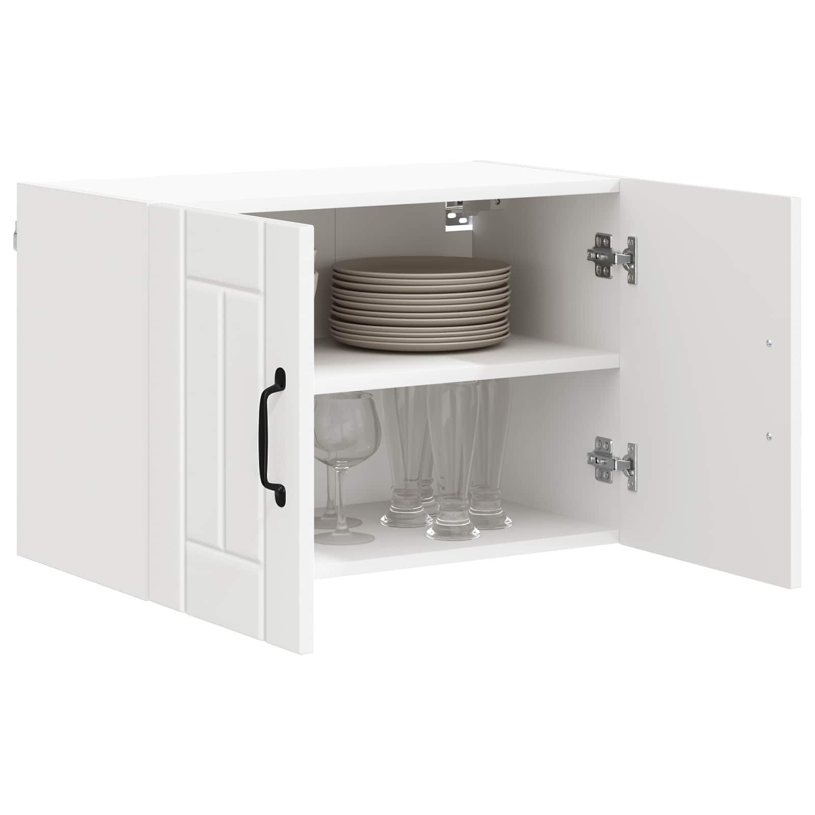 Wall Cabinet LUCCA White 60 x 31 x 40 cm Engineered Wood