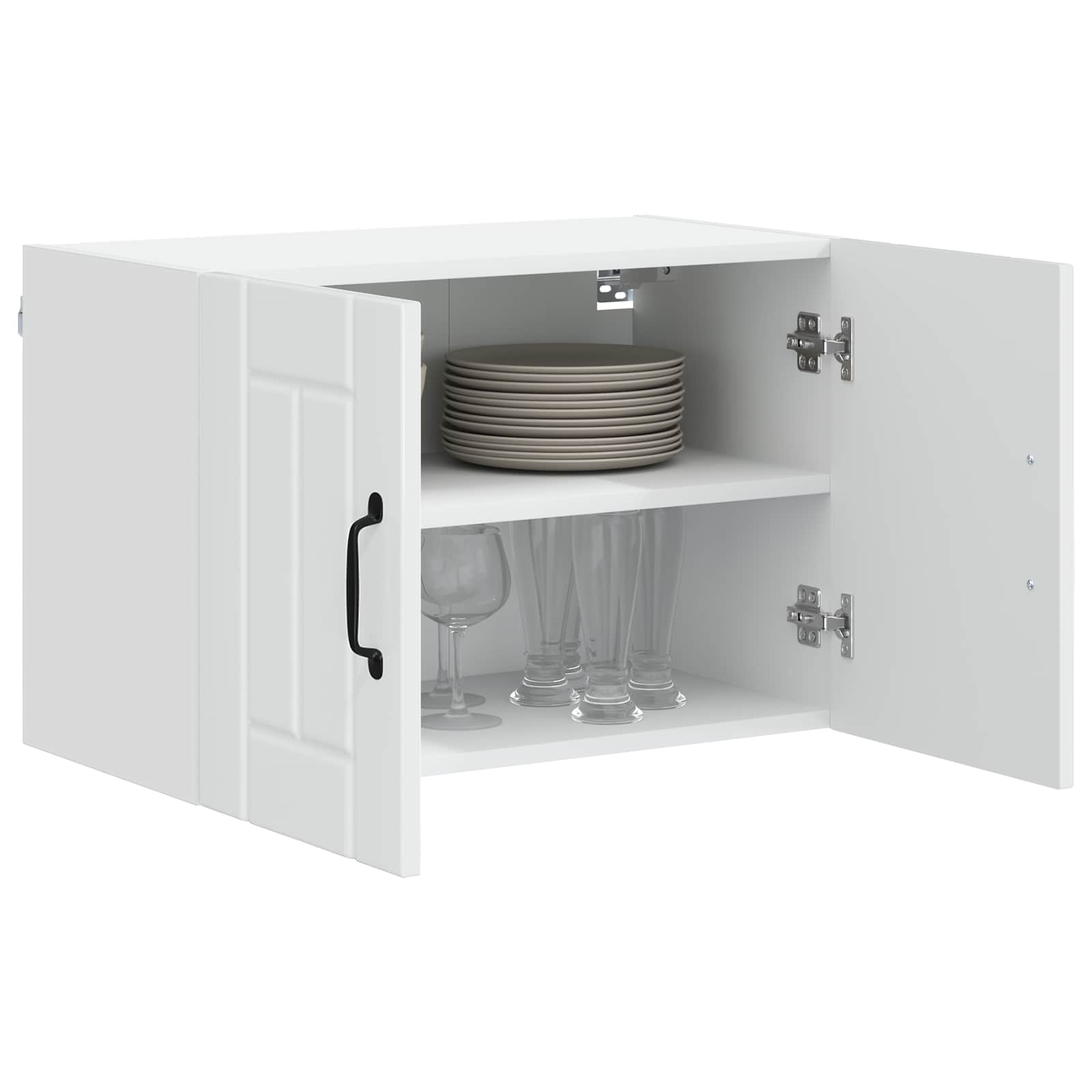 Wall Cabinet LUCCA High Gloss White 60 x 31 x 40 cm
