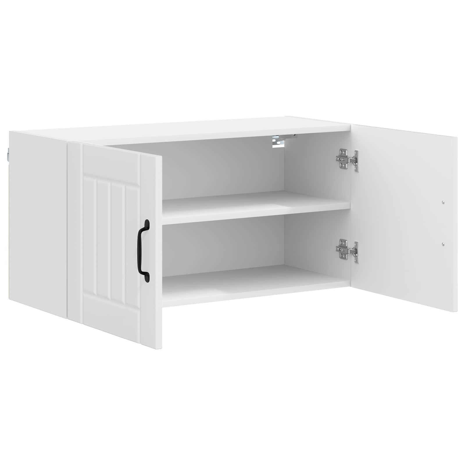 Wall Cabinet LUCCA White 80 x 31 x 40 cm Engineered Wood
