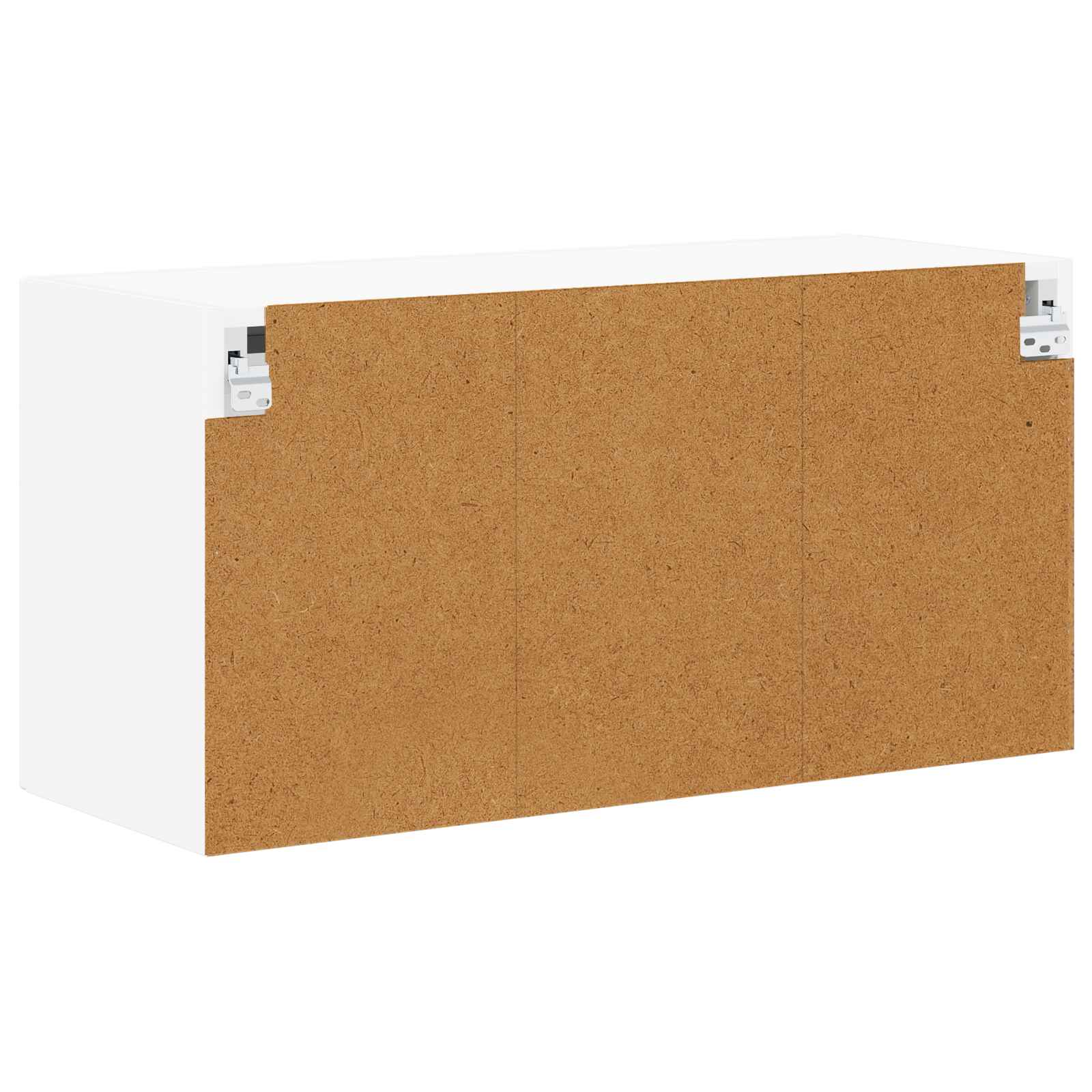 Wall Glass Cabinet LUCCA White 80 x 31 x 40 cm Engineered Wood