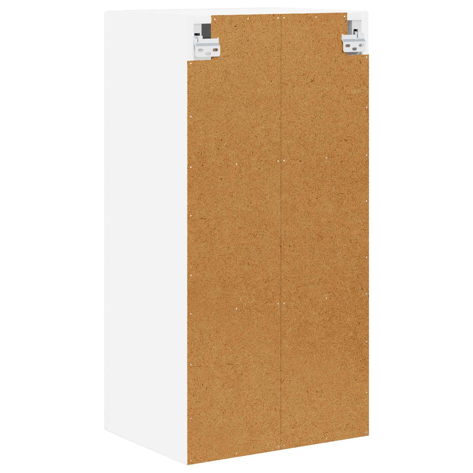 Wall Glass Cabinet LUCCA 2 pcs White Engineered Wood