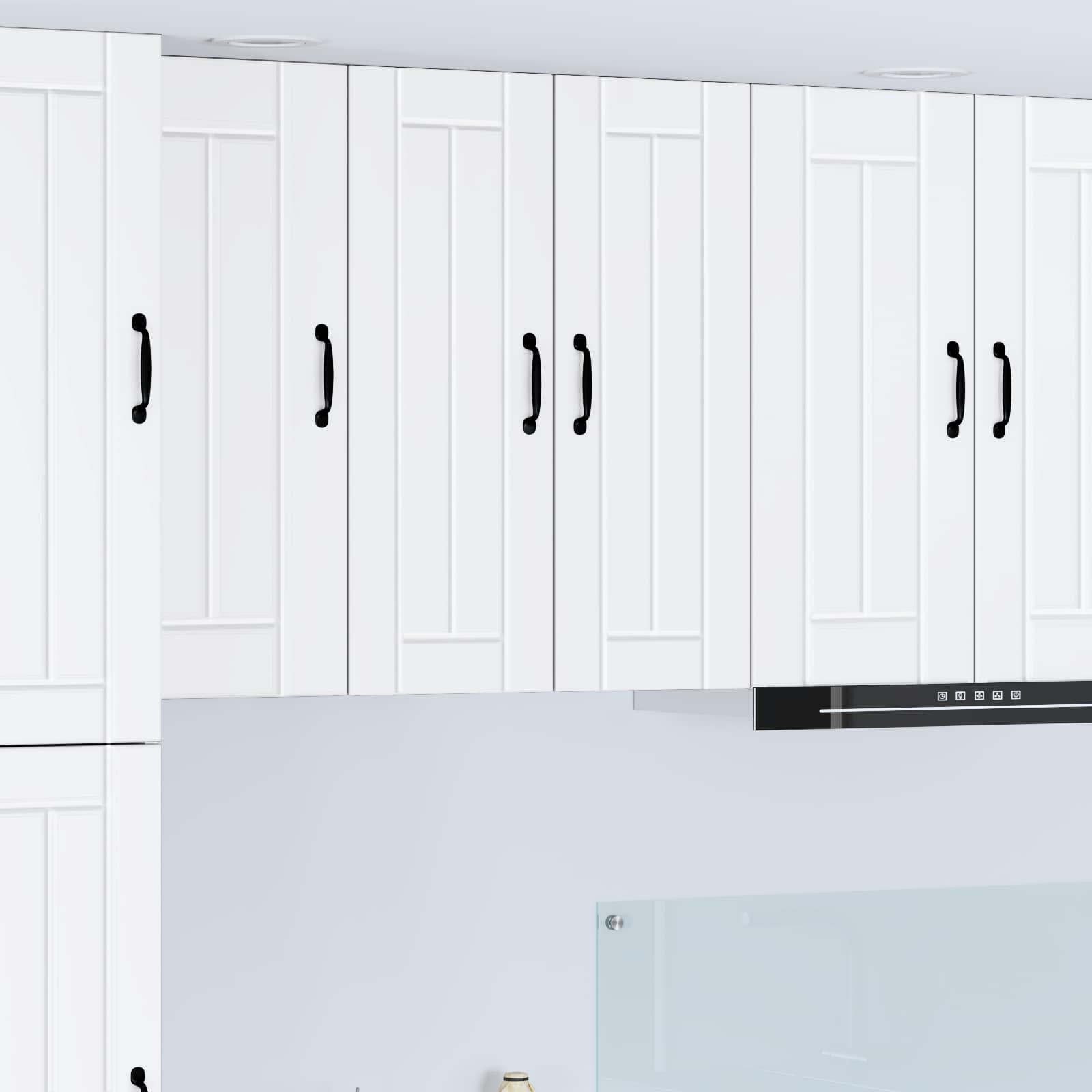Wall Cabinet LUCCA 2 pcs White 30 x 31 x 80 cm Engineered Wood