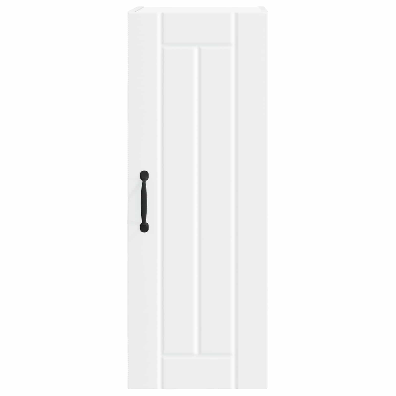 Wall Cabinet LUCCA 2 pcs White Engineered Wood