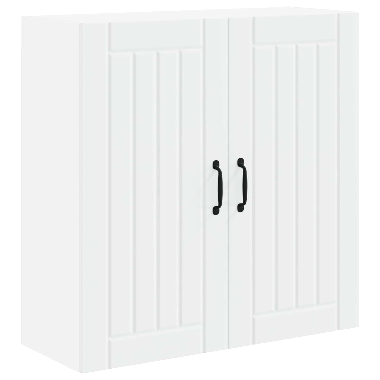 Wall Cabinet LUCCA White 80 x 31 x 80 cm Engineered Wood
