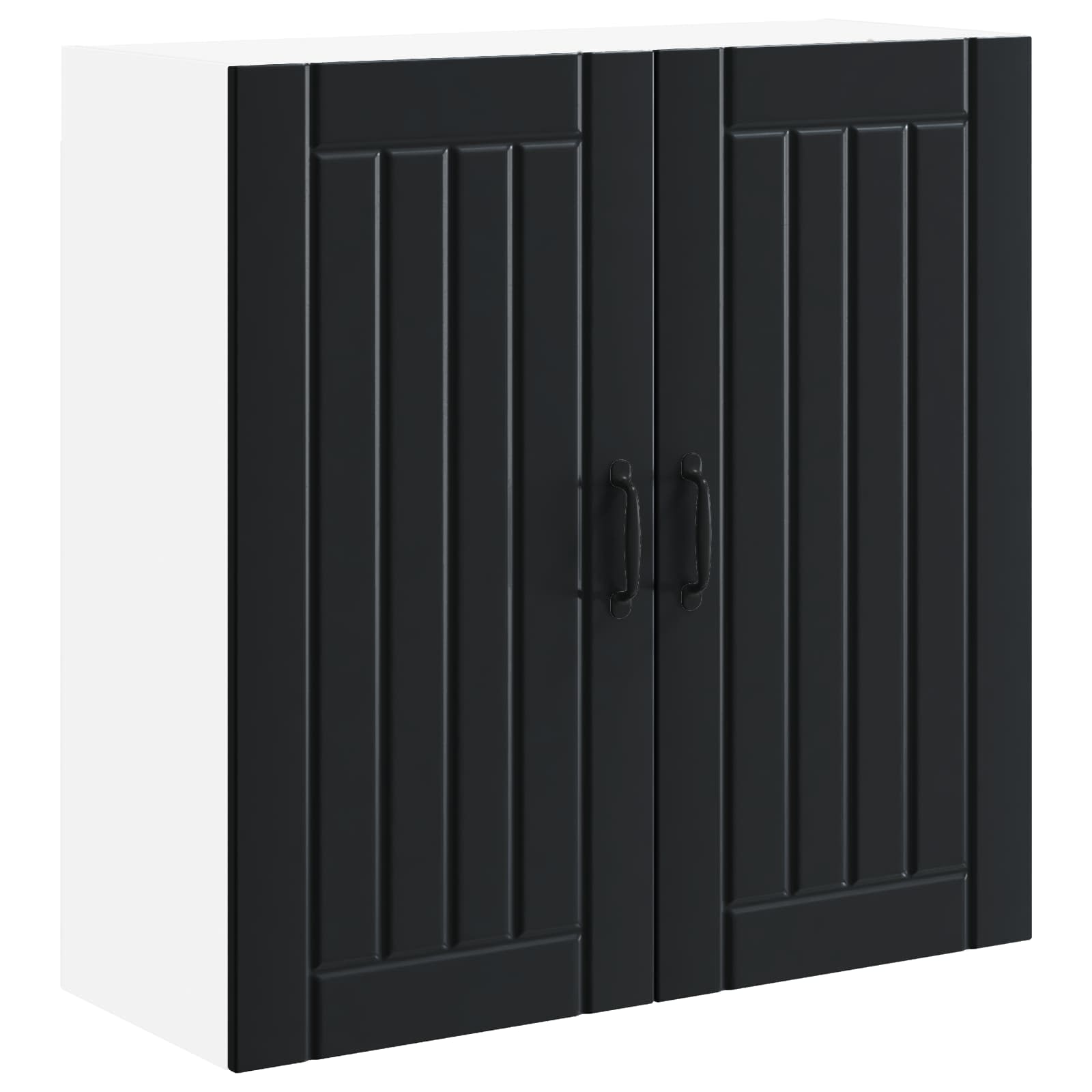 Wall Cabinet LUCCA Black 80 x 31 x 80 cm Engineered Wood