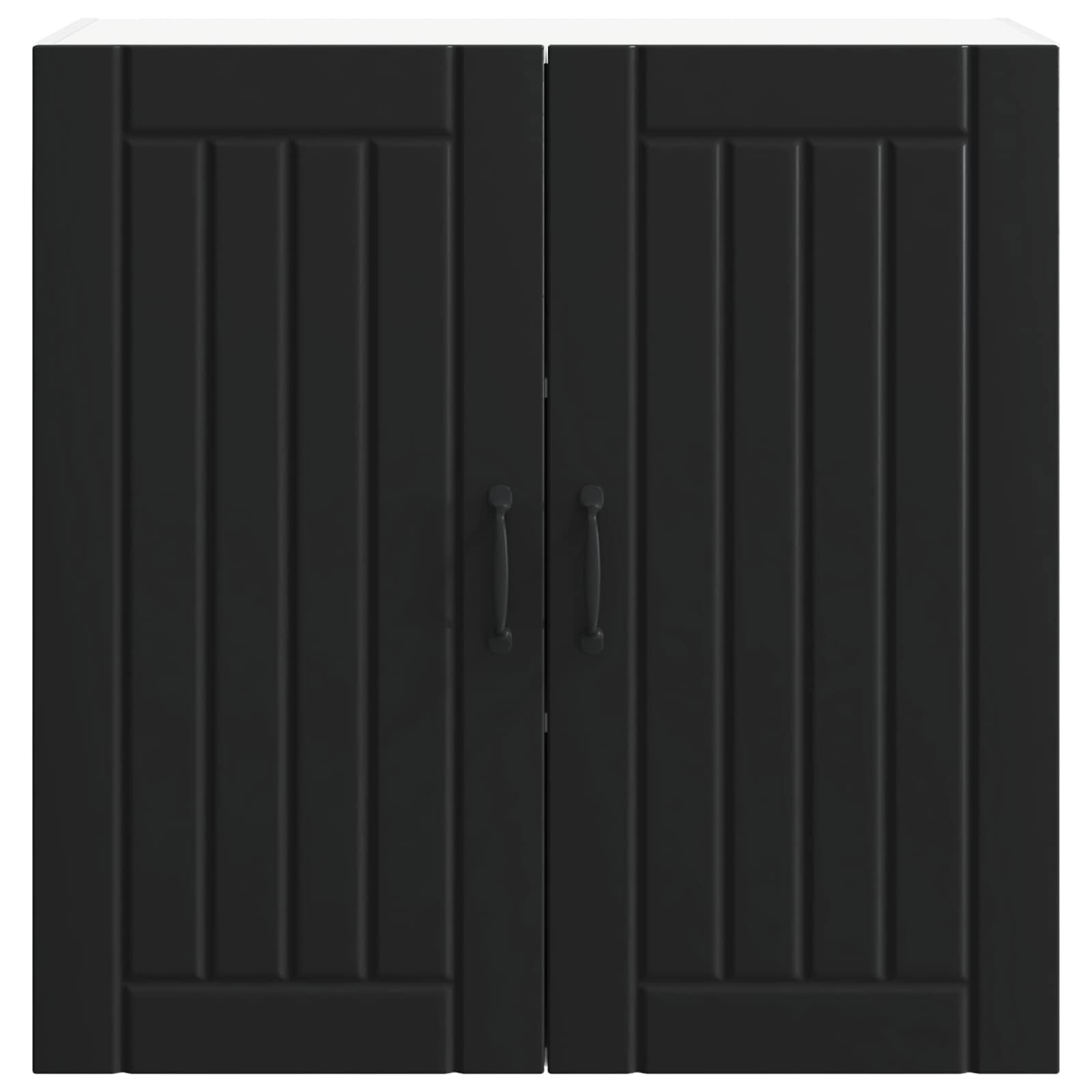 Wall Cabinet LUCCA Black 80 x 31 x 80 cm Engineered Wood