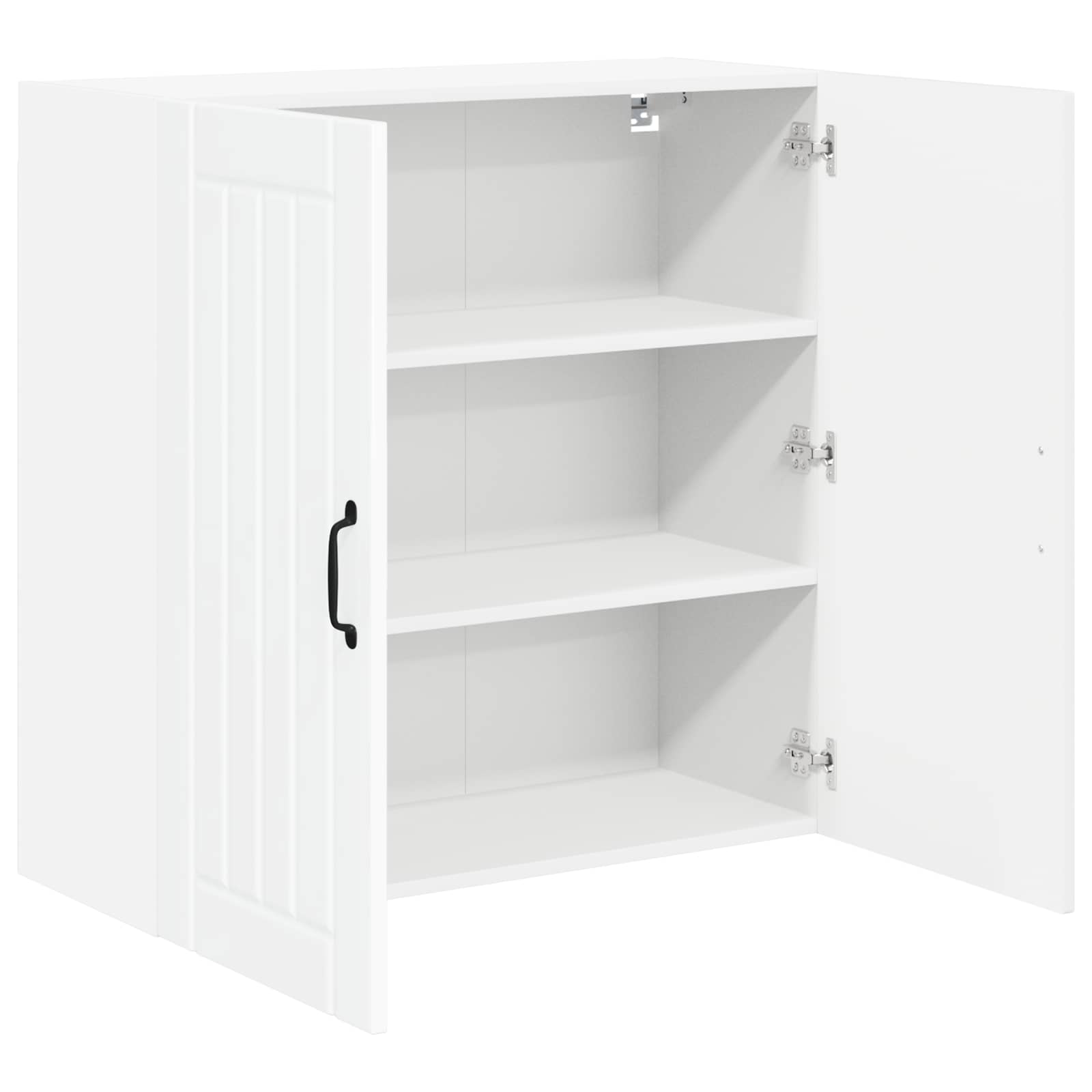 Wall Cabinet LUCCA High Gloss White 80 x 31 x 80 cm
