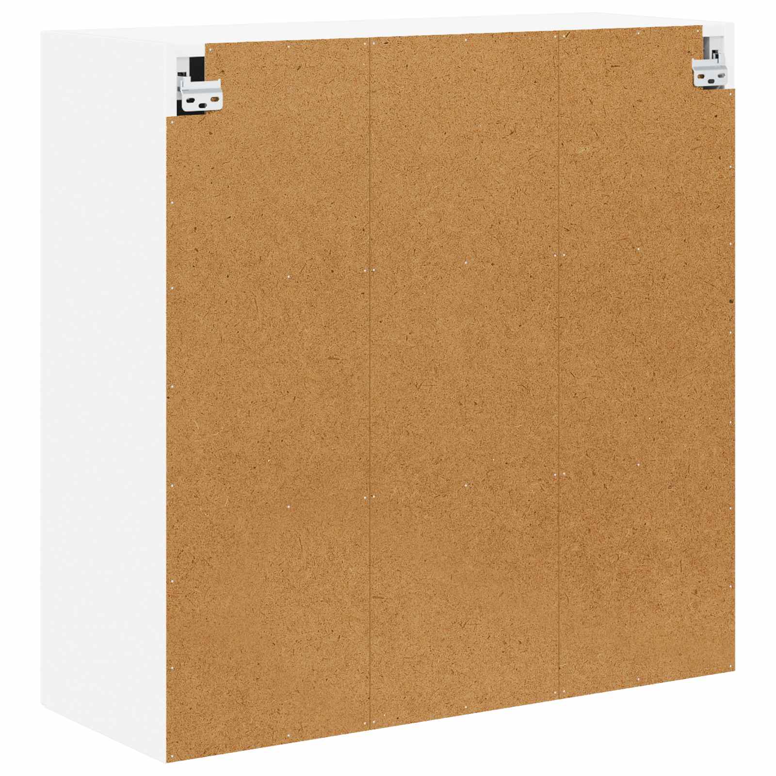Wall Glass Cabinet LUCCA White 80 x 31 x 80 cm Engineered Wood