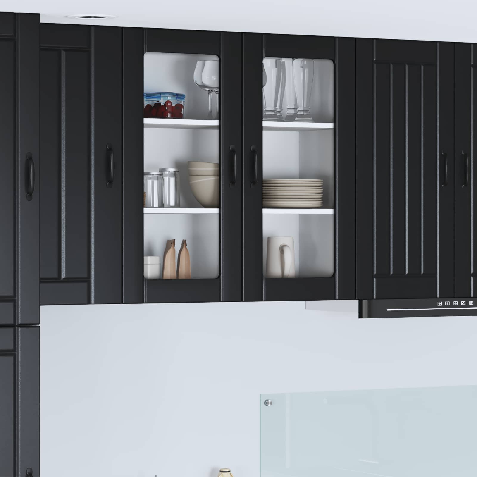 Kitchen Cabinet Black 80 x 31 x 80 cm Engineered Wood