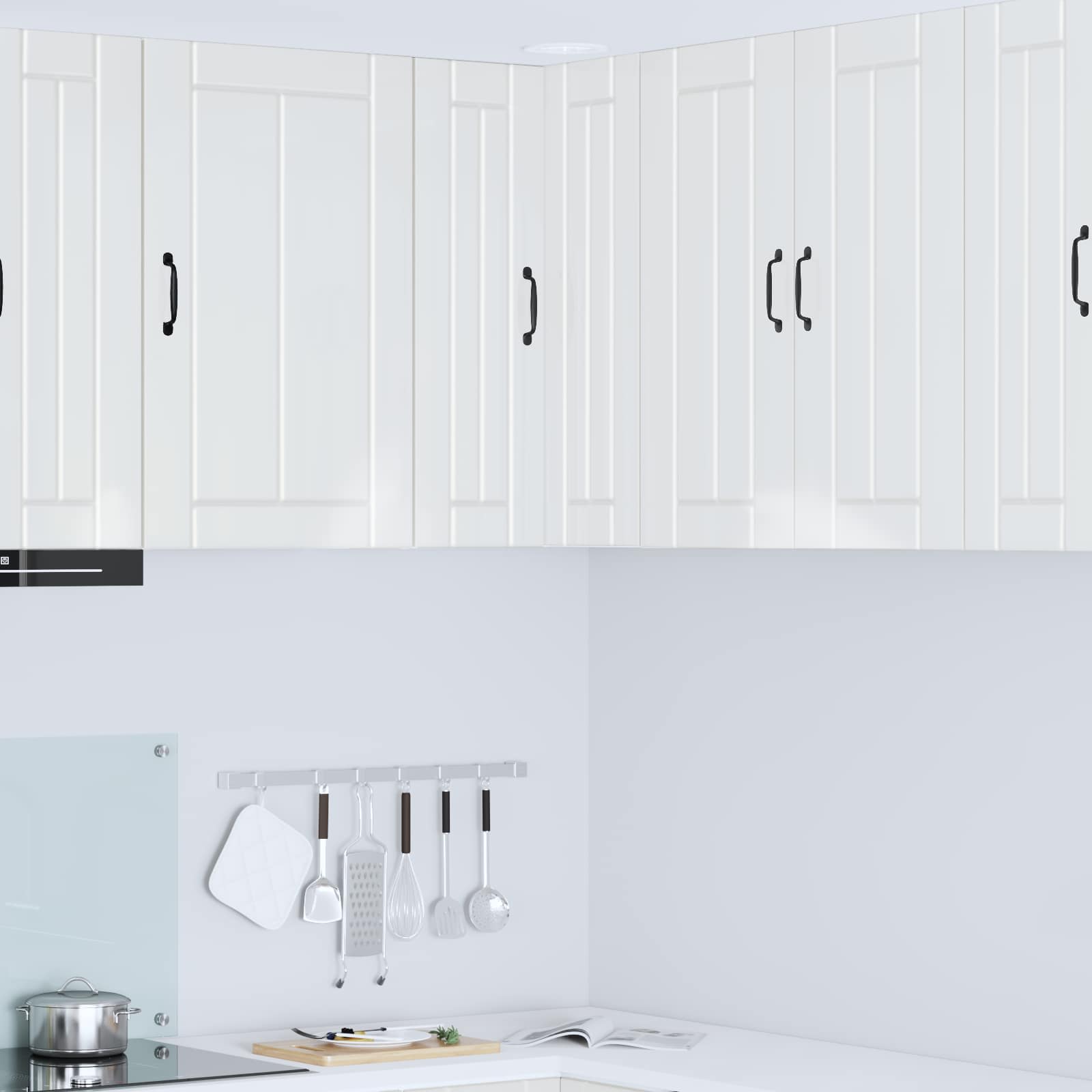 Kitchen Cabinet High Gloss White 57 x 57 x 80 cm