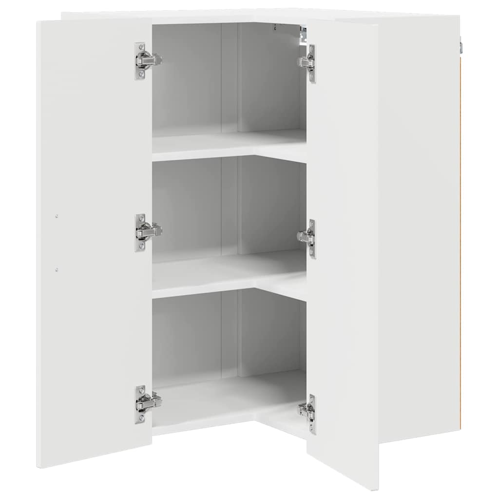 Kitchen Cabinet High Gloss White 57 x 57 x 80 cm