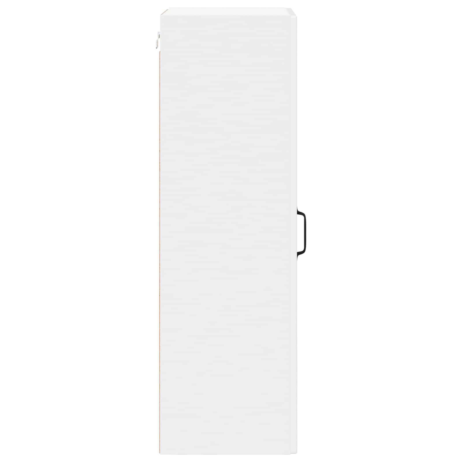 Wall Glass Cabinet LUCCA High Gloss White 40 x 31 x 100 cm