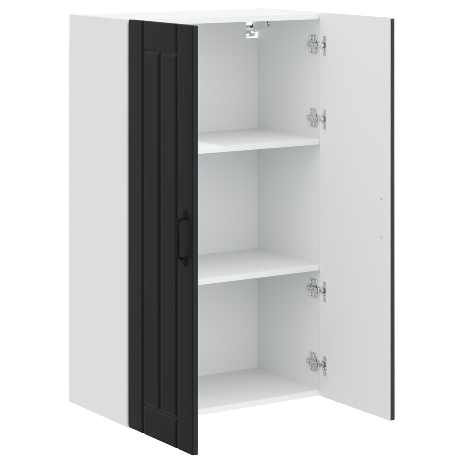Wall Cabinet LUCCA Black 60 x 31 x 100 cm Engineered Wood