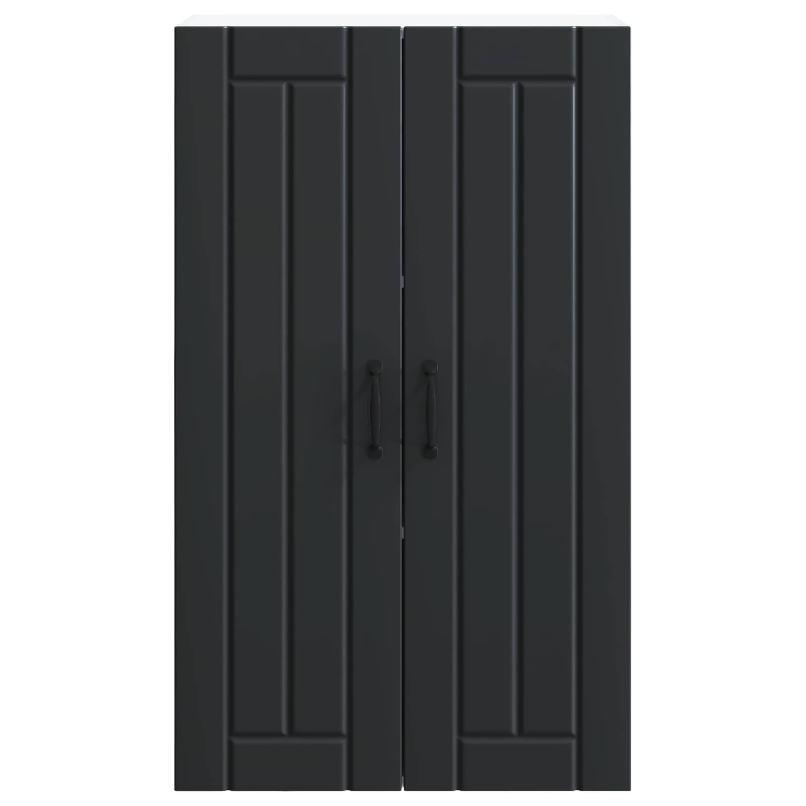Wall Cabinet LUCCA Black 60 x 31 x 100 cm Engineered Wood