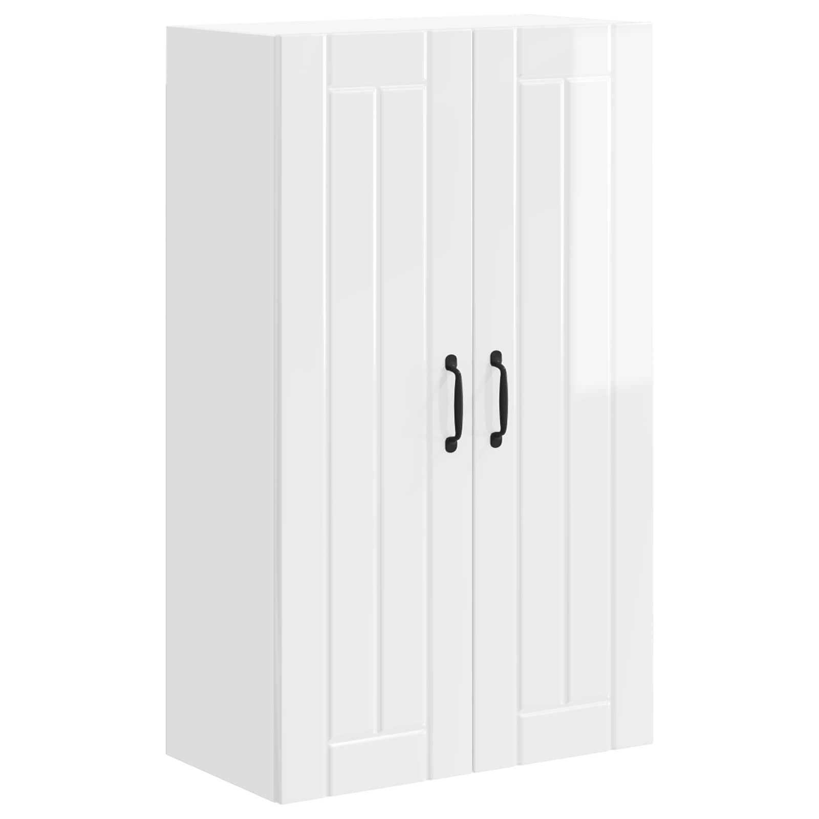 Wall Cabinet LUCCA High Gloss White 60 x 31 x 100 cm