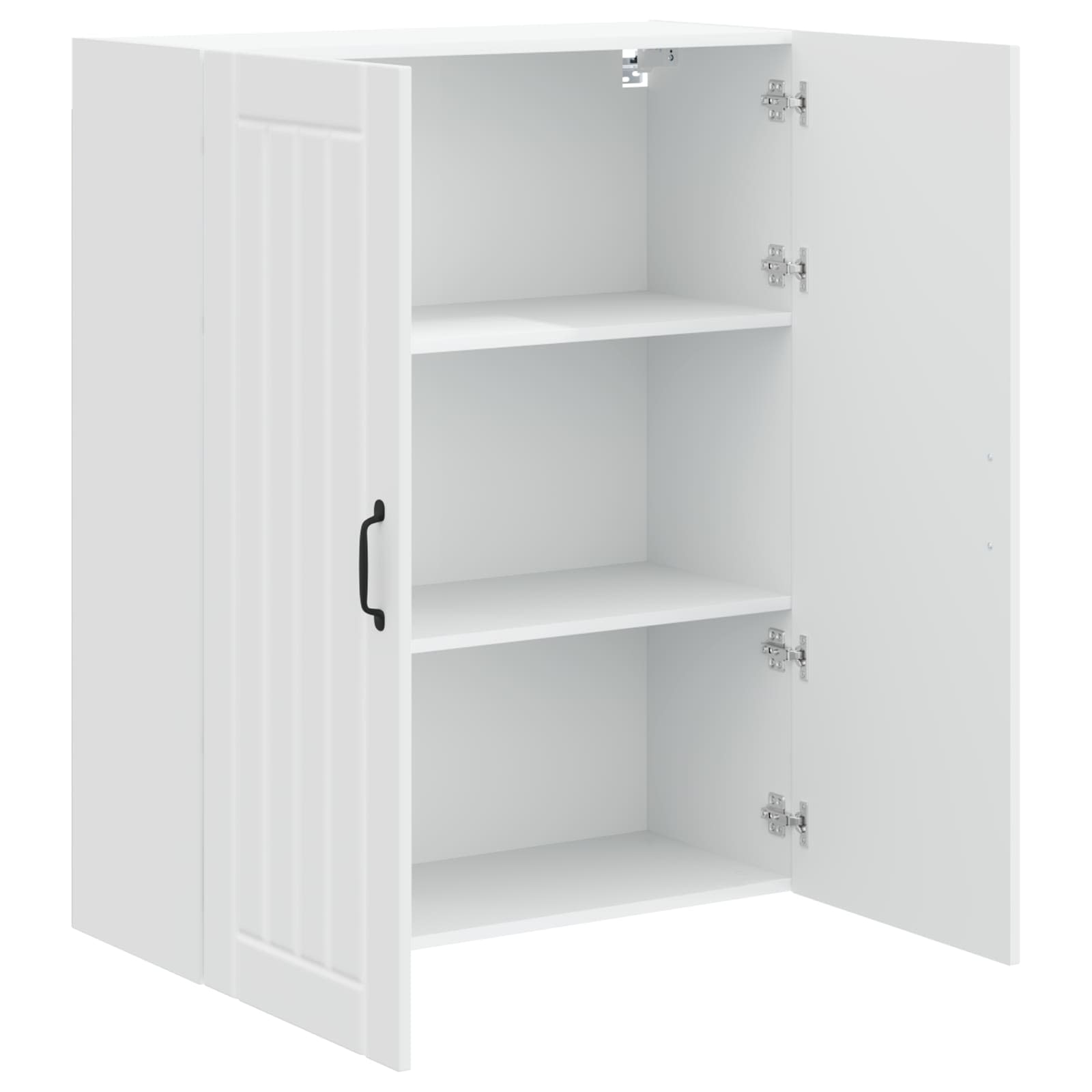 Wall Cabinet LUCCA White 80 x 31 x 100 cm Engineered Wood