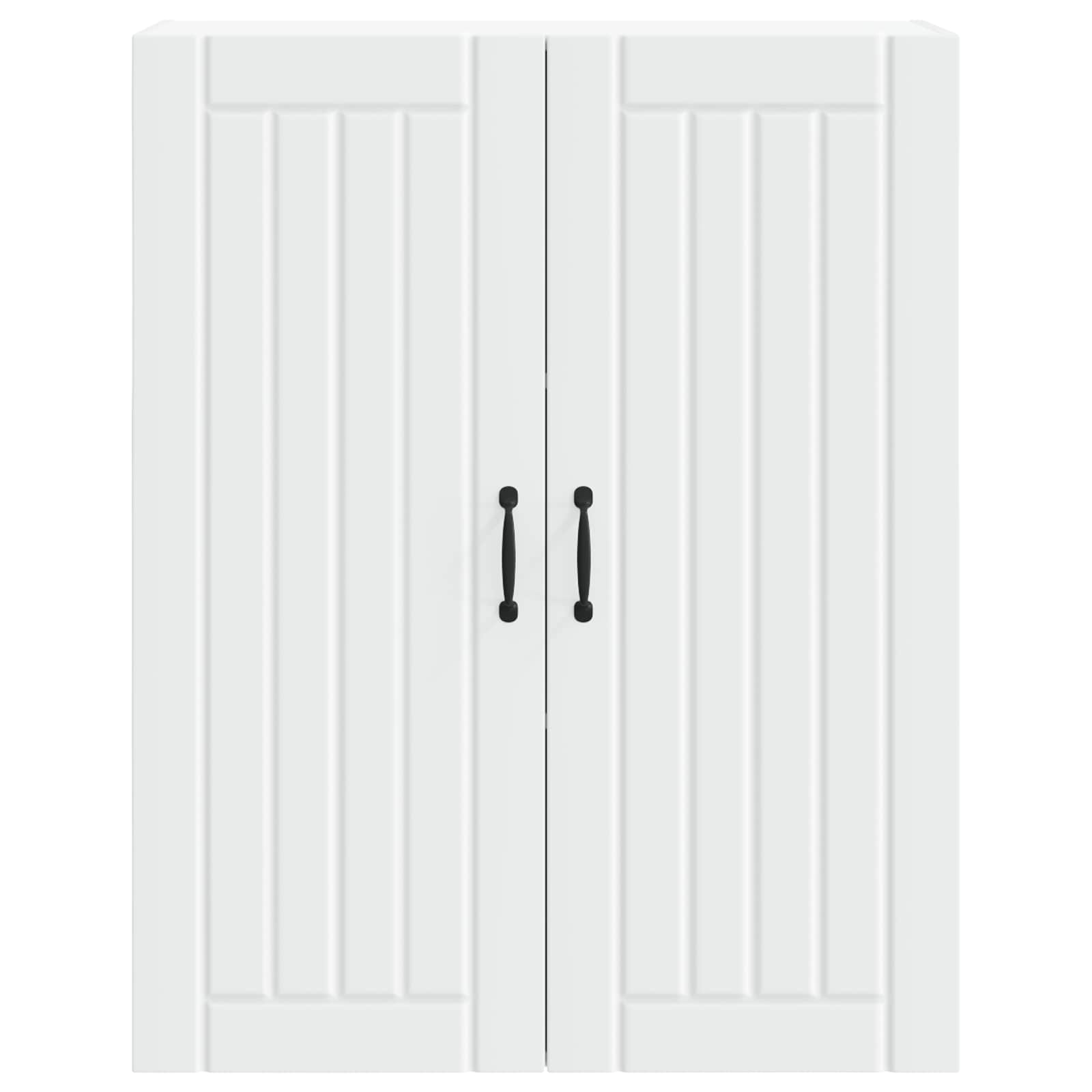 Wall Cabinet LUCCA White 80 x 31 x 100 cm Engineered Wood