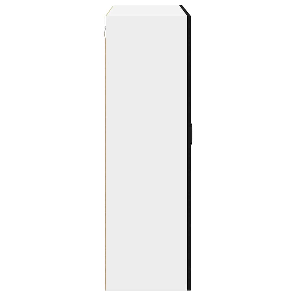 Wall Cabinet LUCCA Black 80 x 31 x 100 cm Engineered Wood