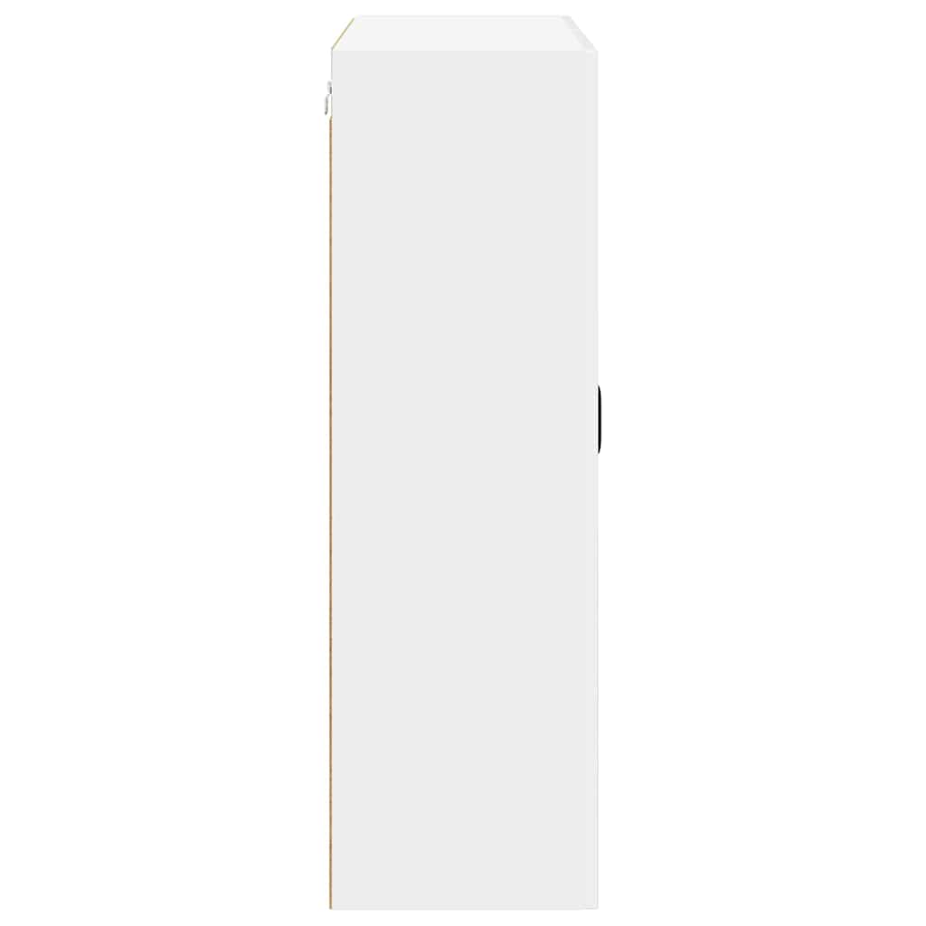 Wall Cabinet LUCCA High Gloss White 80 x 31 x 100 cm