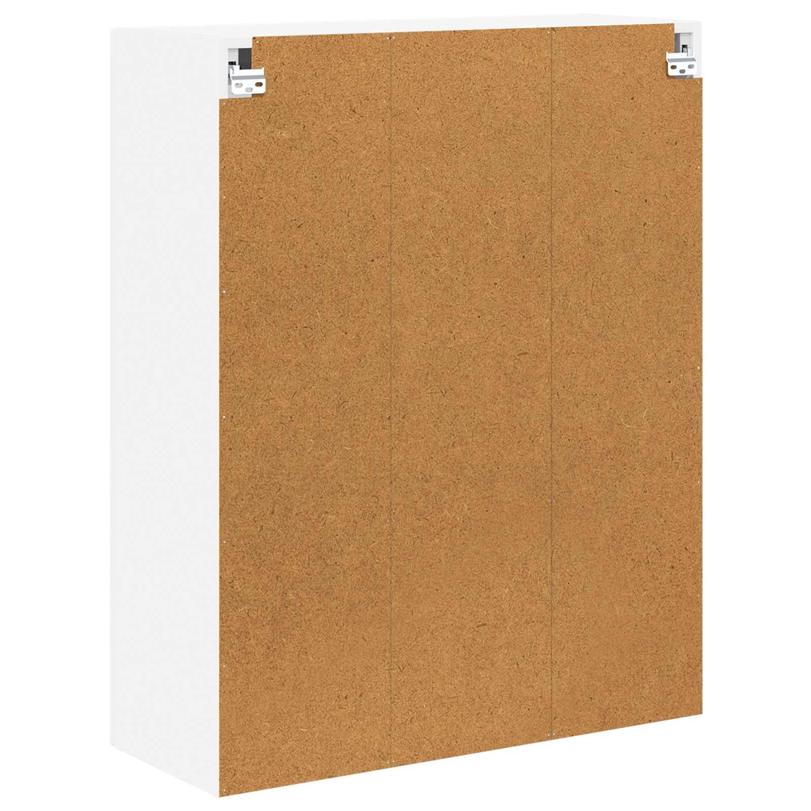 Wall Glass Cabinet LUCCA High Gloss White 80 x 31 x 100 cm