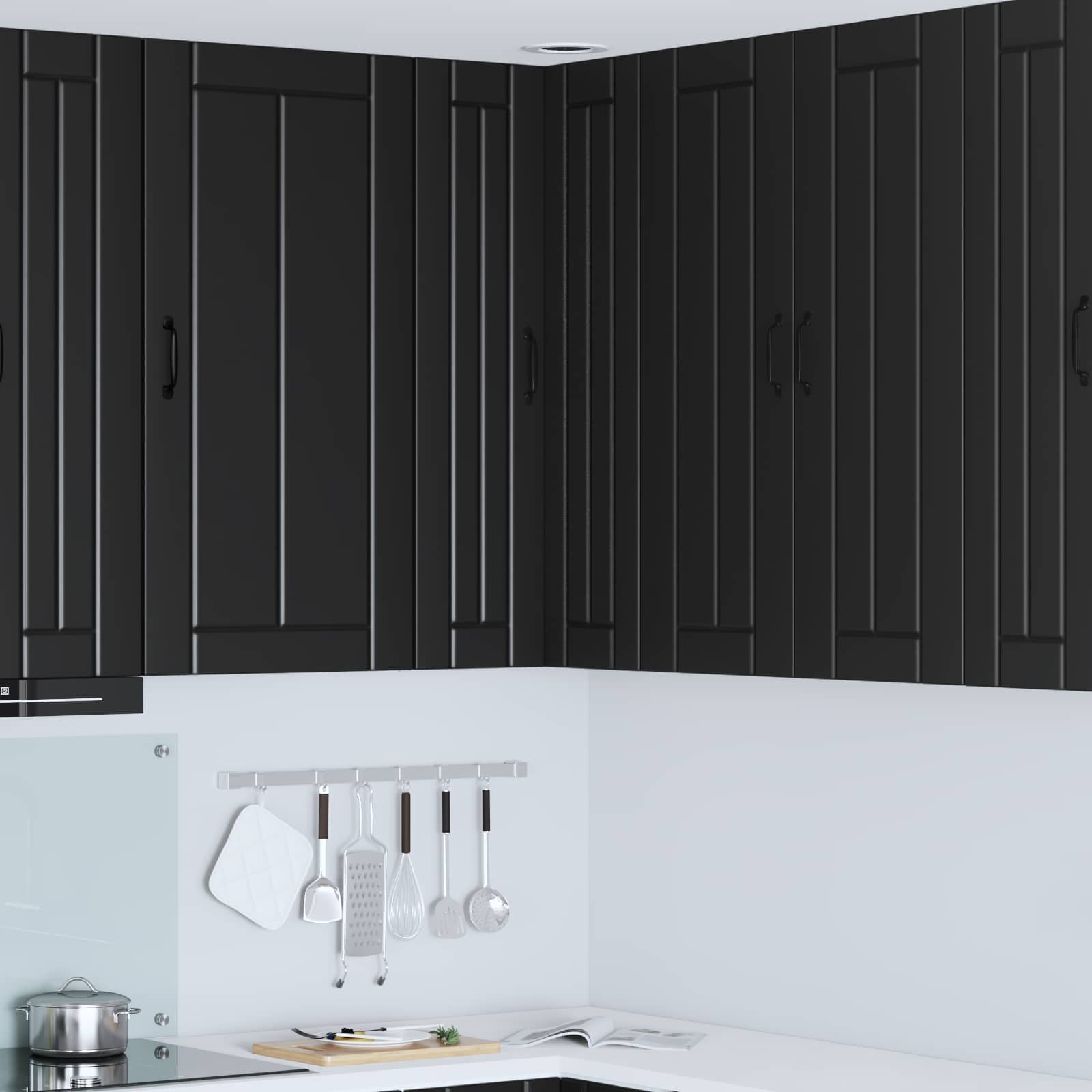 Kitchen Cabinet Black 57 x 57 x 100 cm Engineered Wood