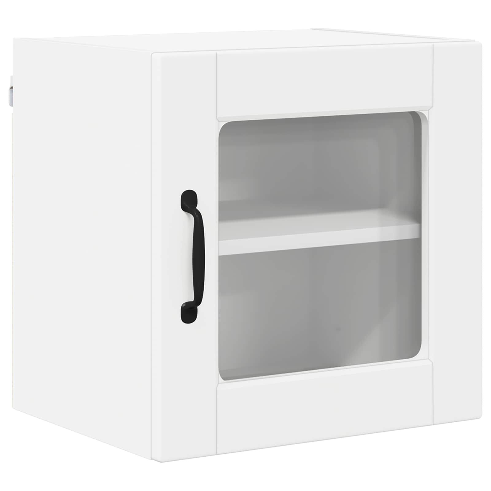 Wall Glass Cabinet PORTO 2 pcs White 40 x 31 x 40 cm