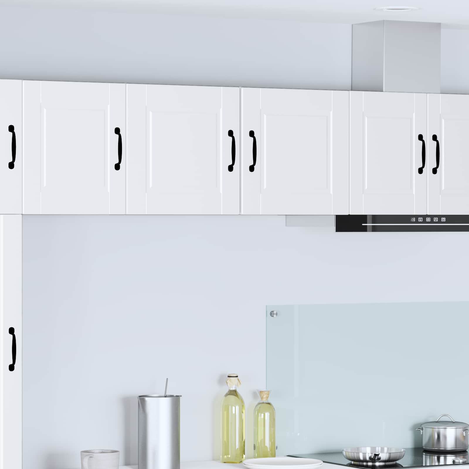 Kitchen Cabinet 2 pcs White 40 x 31 x 40 cm Engineered Wood