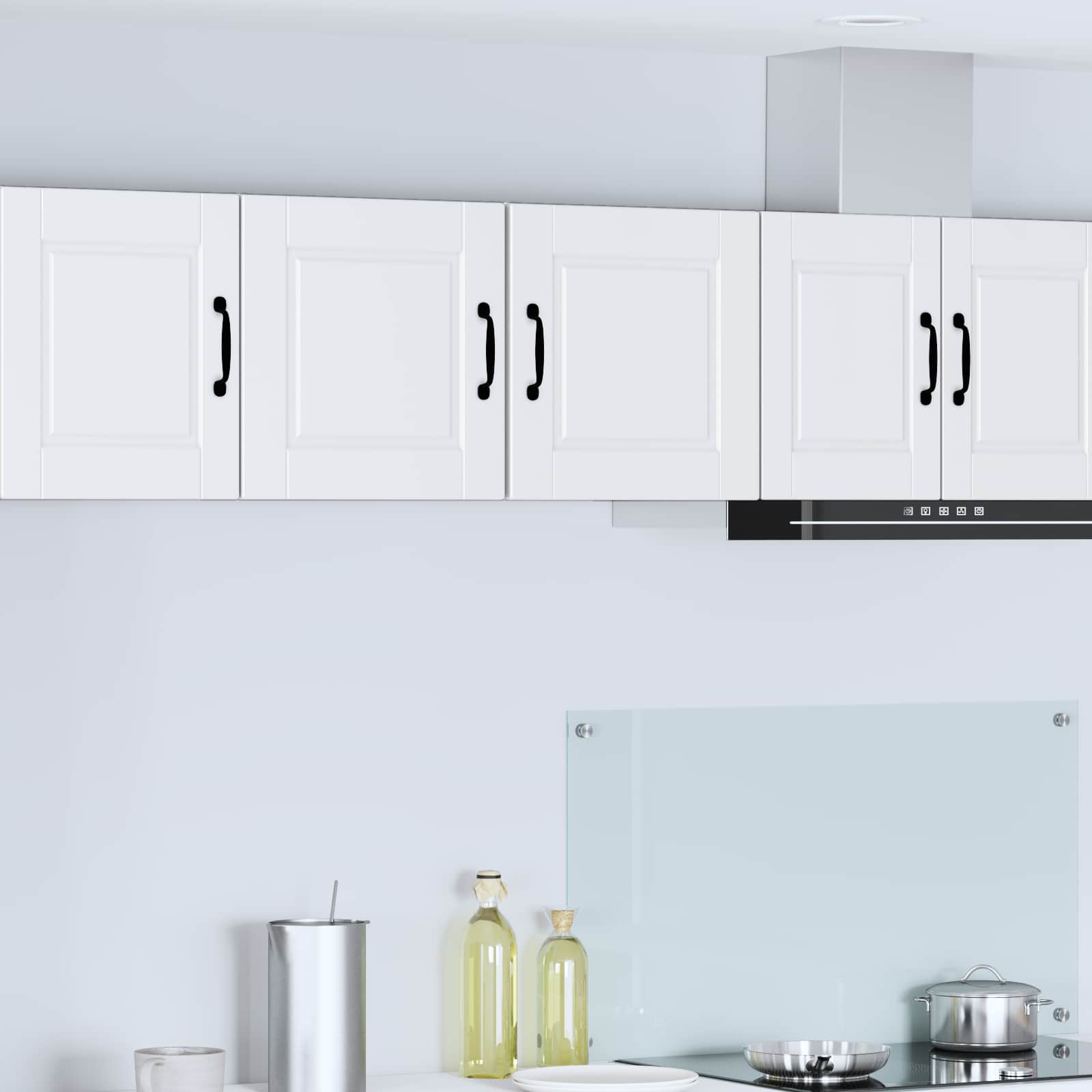 Wall Cabinet PORTO 2 pcs White 40 x 31 x 40 cm Engineered Wood