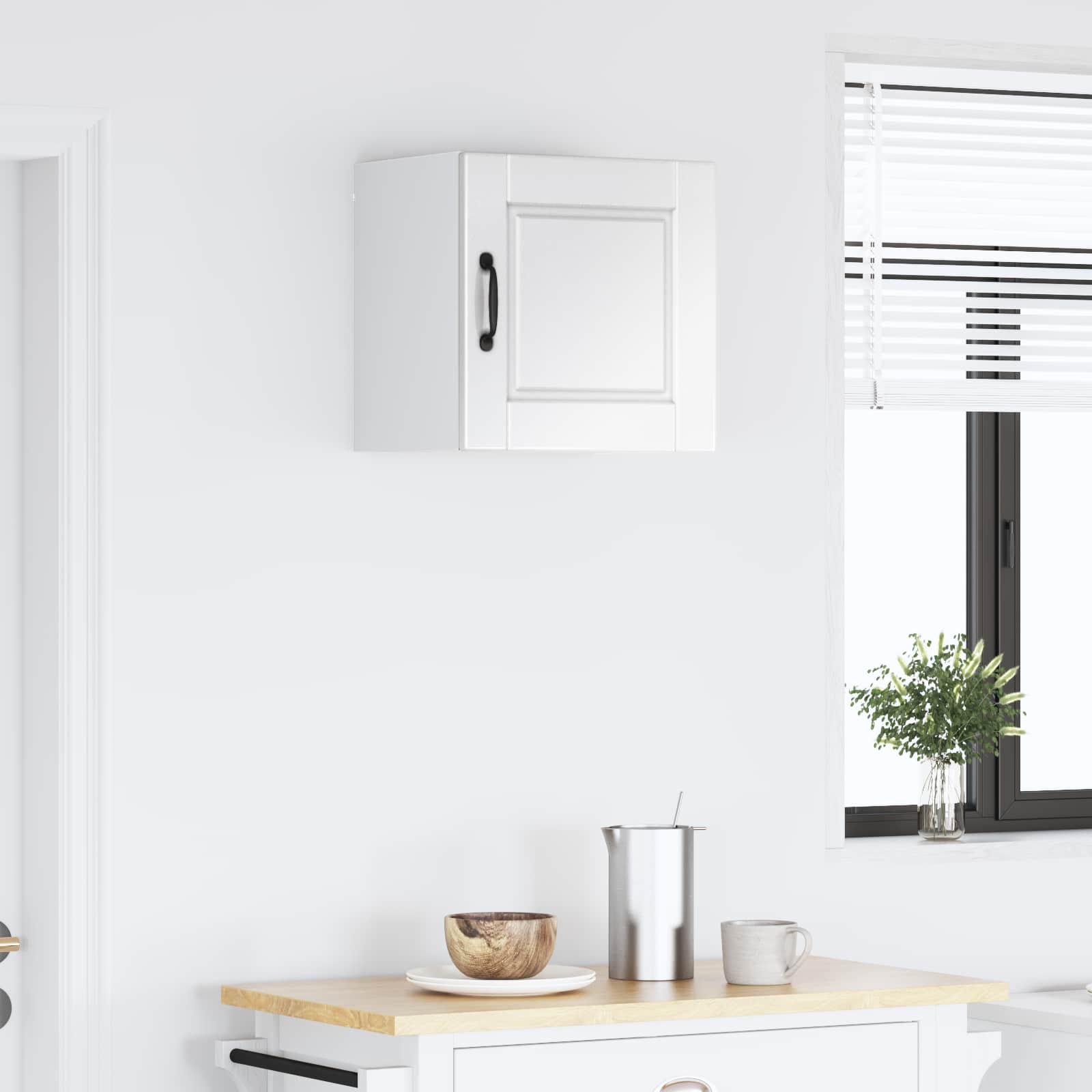 Wall Cabinet PORTO High Gloss White 40 x 31 x 40 cm